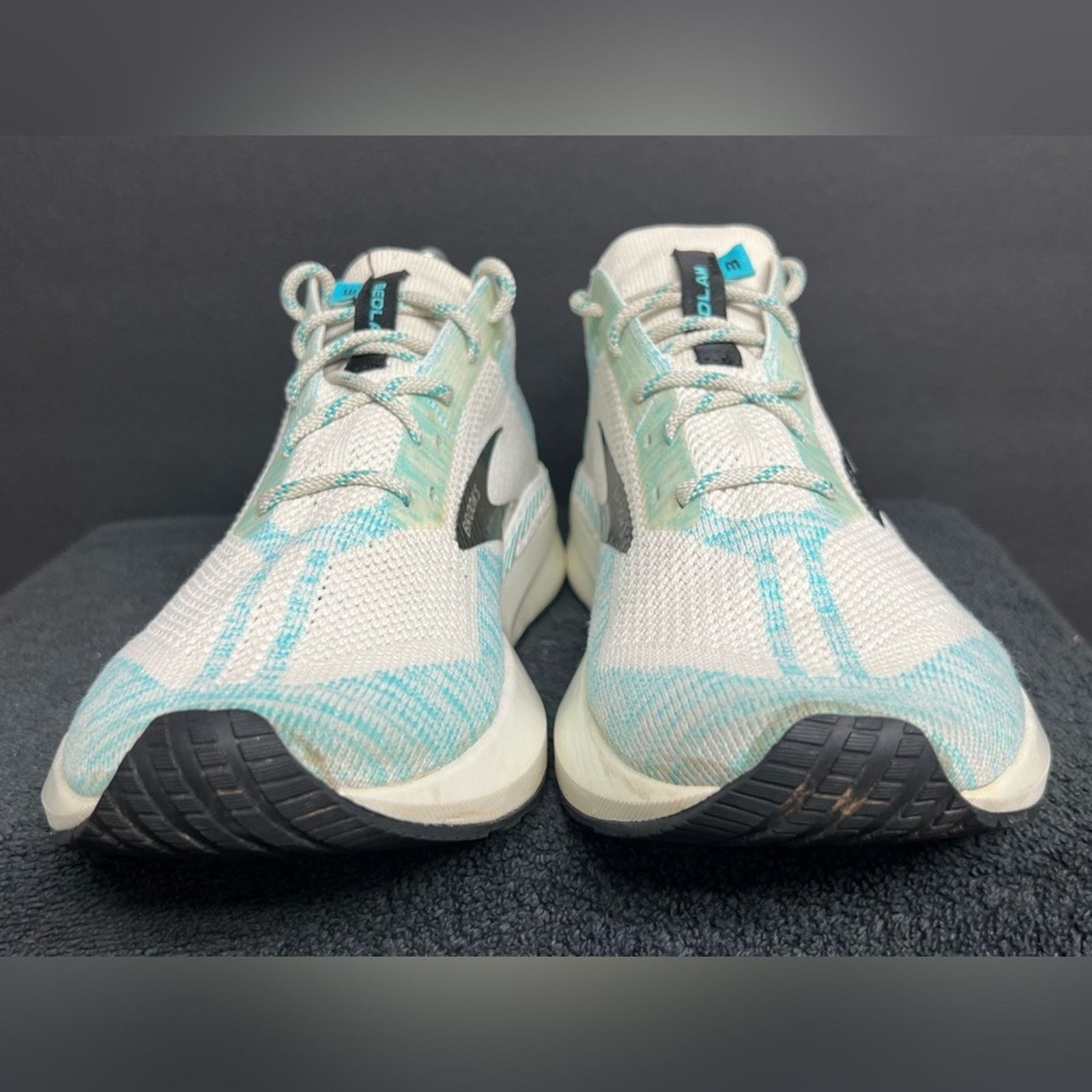 Brooks Brooks Bedlam 3 Men's 9.5 D Medium White Black Aqua Shoes Size US 9.5 / EU 42-43 - 5 Thumbnail