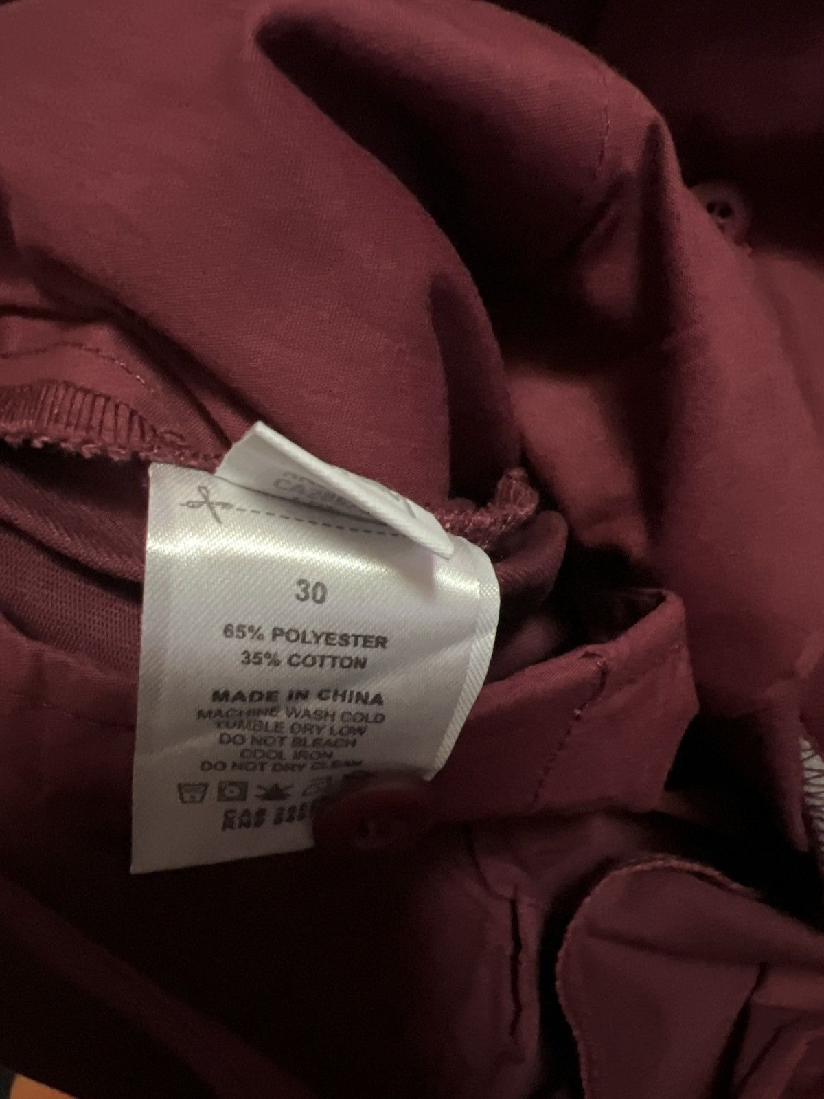 Stussy Stussy Hank Pants Trousers Wine Maroon 116341 New Size: 30 Size US 30 / EU 46 - 4 Thumbnail