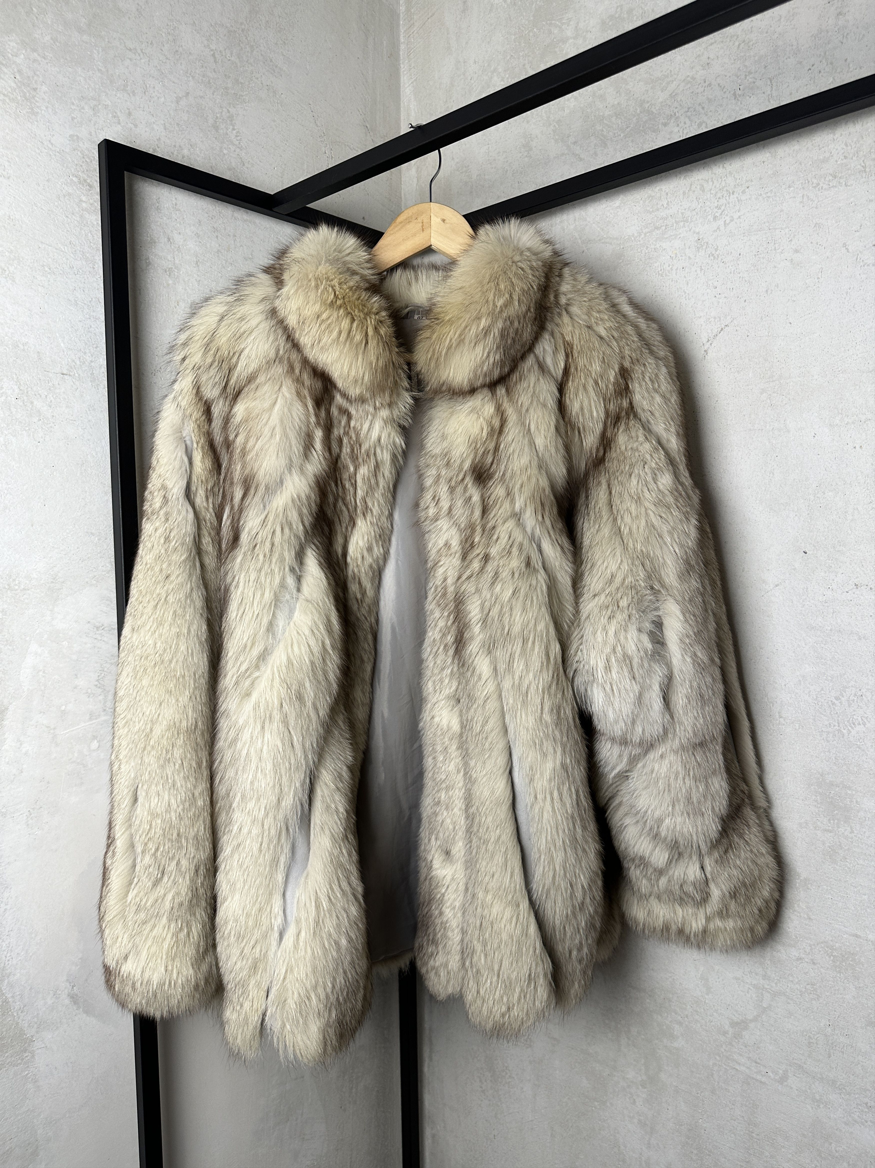 Sagafurs Saga Fox Arctic Fox Fur Coat Size M / US 6-8 / IT 42-44 - 9 Thumbnail