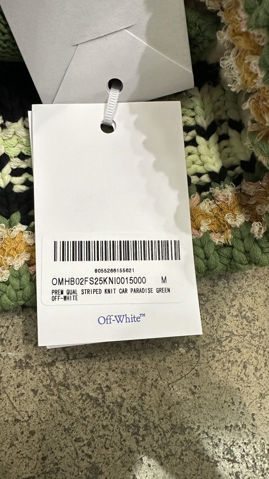 Off-White OFF-WHITE - Striped Knit Cardigan Paradise G Size US M / EU 48-50 / 2 - 3 Thumbnail