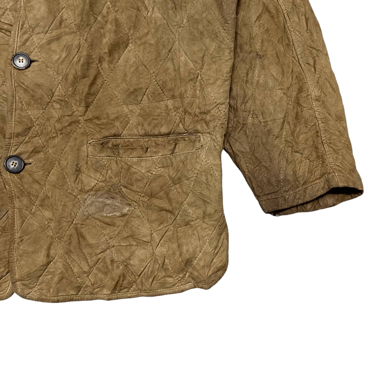 Wilkes Bashford Vintage Wilkes Bashford Quilted Leather Jacket Size US L / EU 52-54 / 3 - 6 Thumbnail