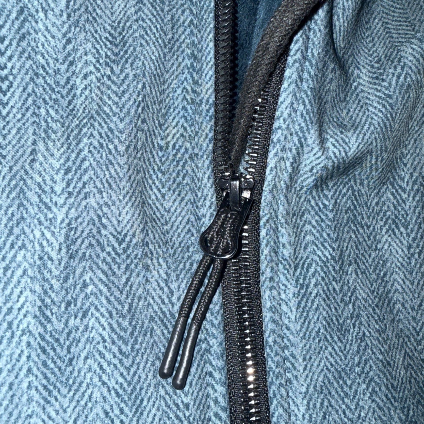 Free Country Free Country Jacket Teal Blue Full Zip Faux Fur Lined Women’s M Jacket, Short, Regular Fit, Zipper Pockets, Soft Shell, Herringbone, Outdoor, Classic Size M / US 6-8 / IT 42-44 - 5 Thumbnail