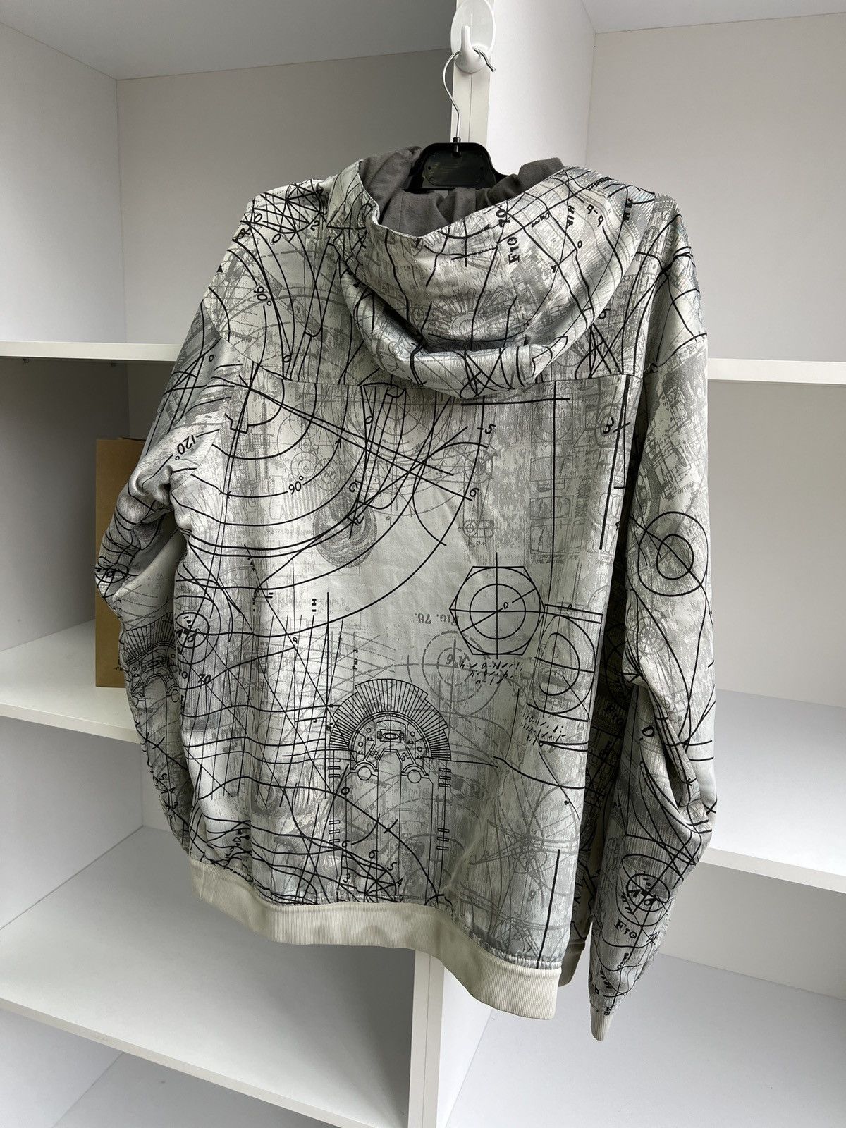 Oakley × Vintage Vintage Limited Edition Oakley Alpha Jacket Silver Pattern Size US XL / EU 56 / 4 - 12 Thumbnail