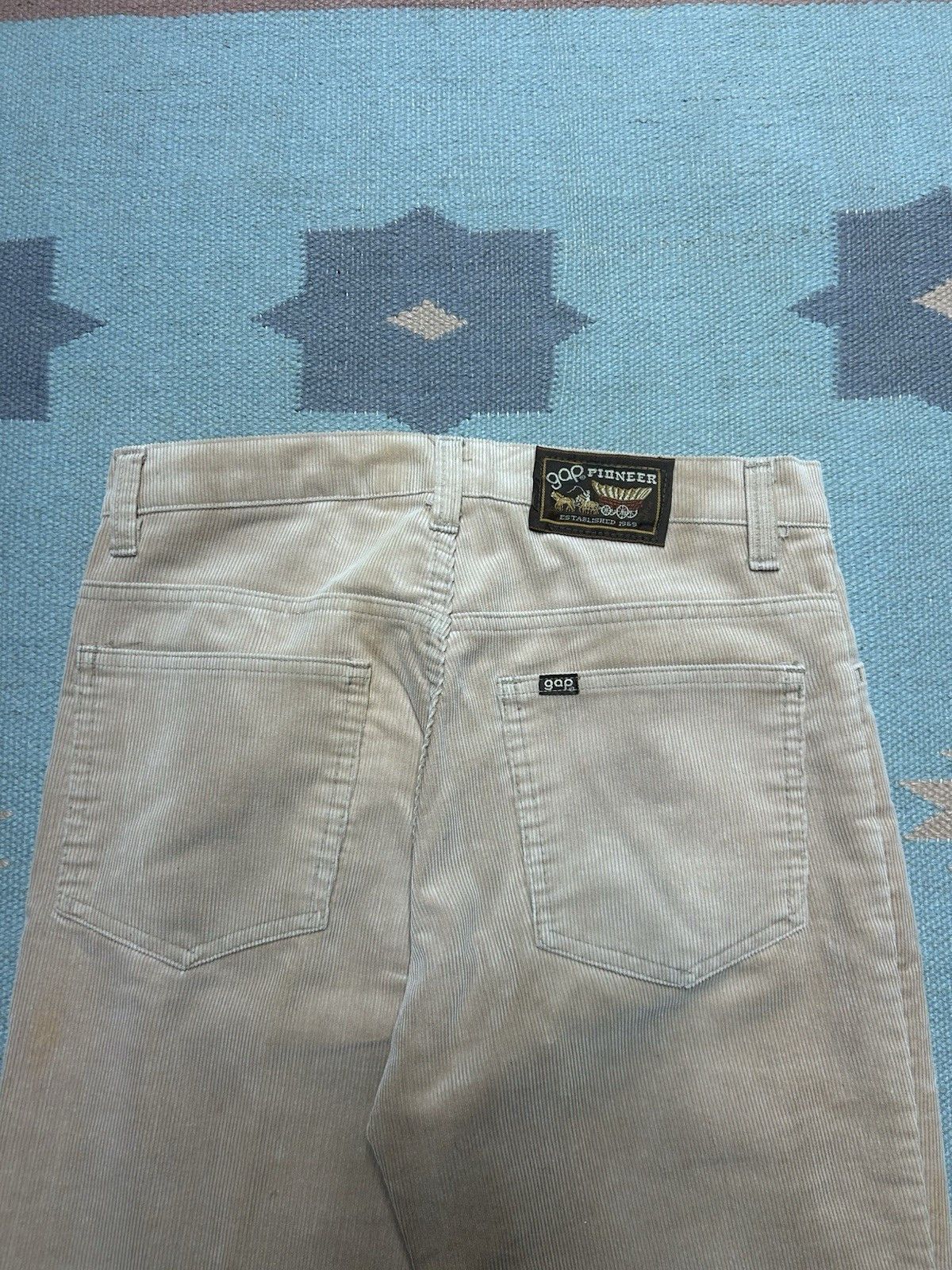 Vintage Vtg 70s gap pioneer corduroy pants straight western 30x31 Size US 30 / EU 46 - 4 Thumbnail