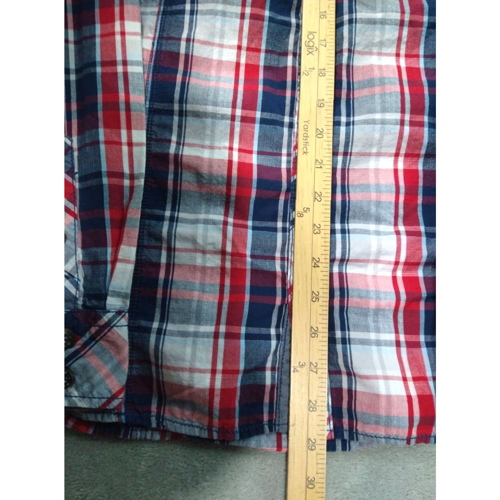 Vintage BKE Buckle Shirt Mens Large Red Plaid Button Up Long Sleeve Relaxed Fit Western Size US L / EU 52-54 / 3 - 4 Thumbnail