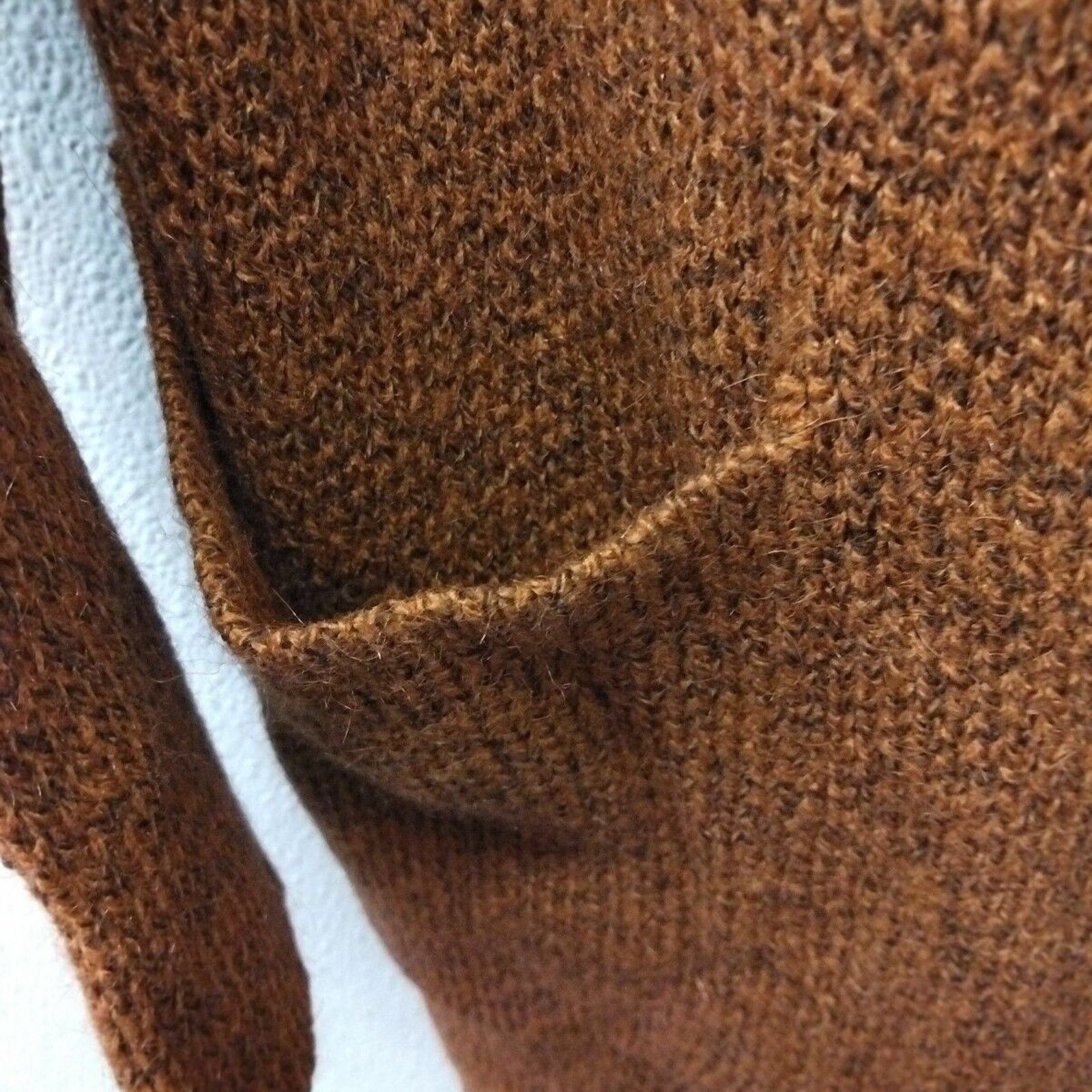Other Love Tree Sweater Cardigan Terracotta Brown Open Small Size S / US 4 / IT 40 - 5 Thumbnail