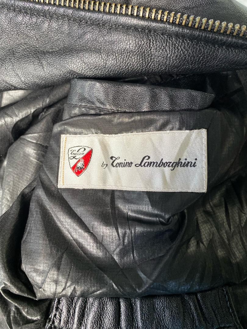 Genuine Leather × Vintage Vintage🔥 Lonino Lamborghini Leather Jacket Size US M / EU 48-50 / 2 - 6 Thumbnail