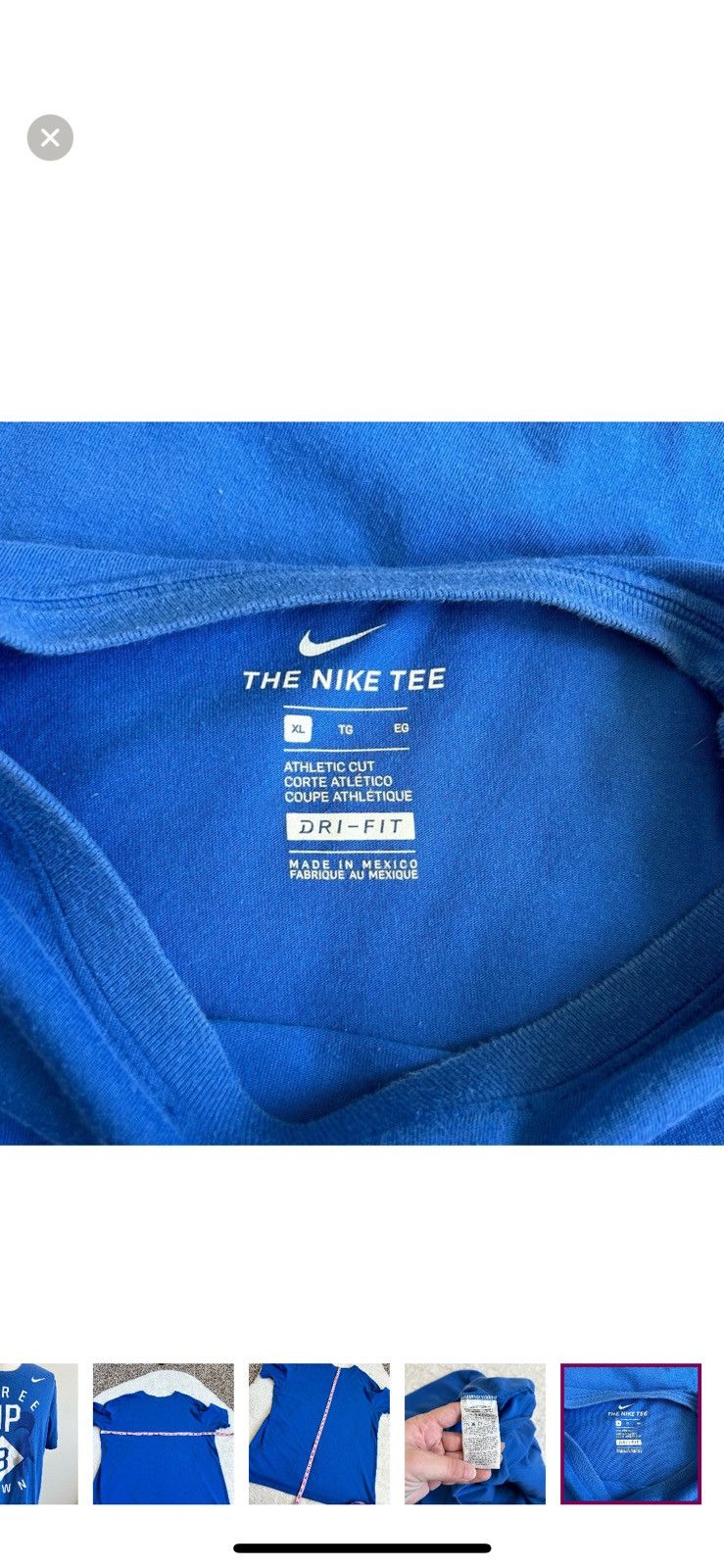 Nike Nike xl baseball graphic tee Size US XL / EU 56 / 4 - 6 Thumbnail
