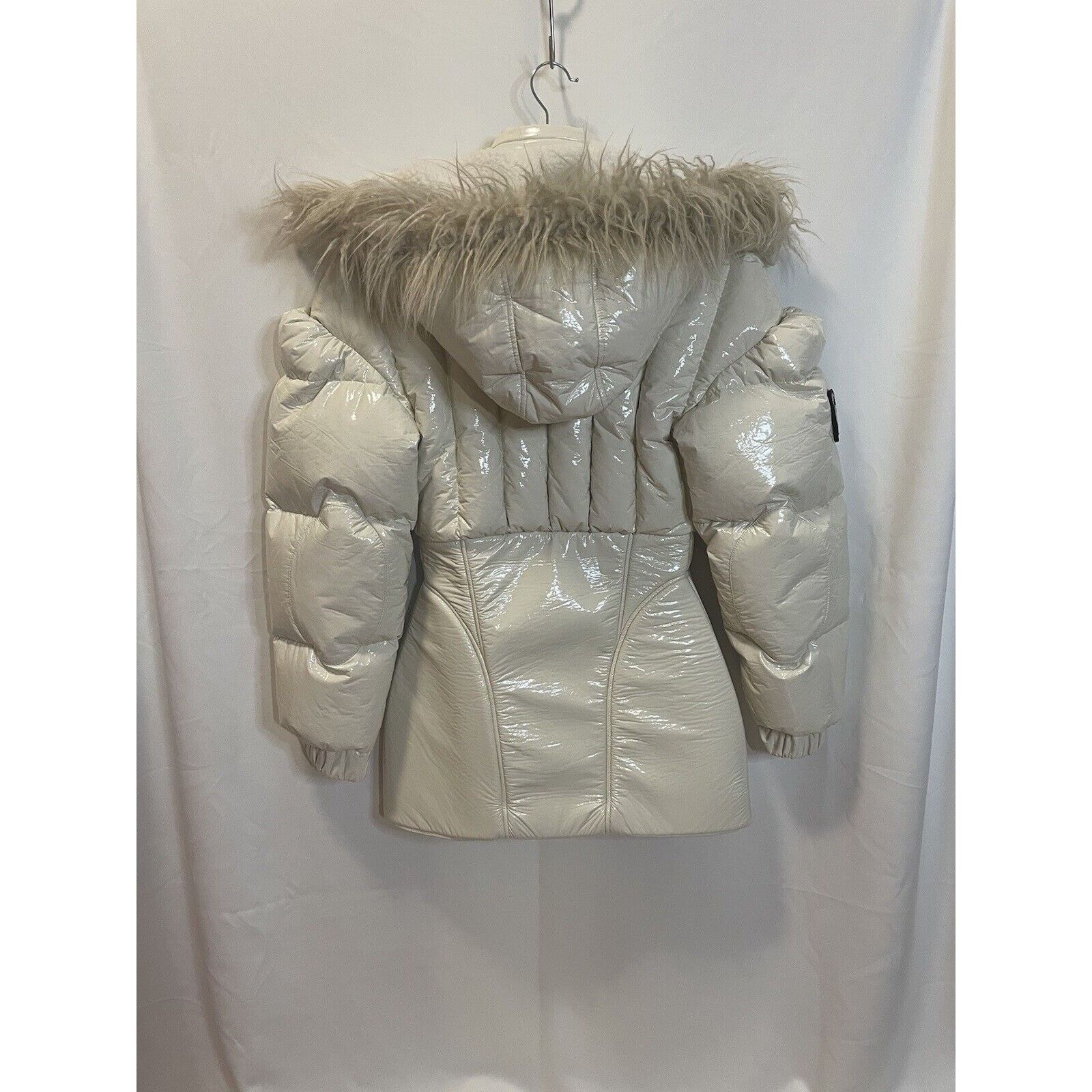 Marine Serre FW19 Marine Serre Radiation Beige Fur Puffer Coat Size M Size M / US 6-8 / IT 42-44 - 2 Thumbnail