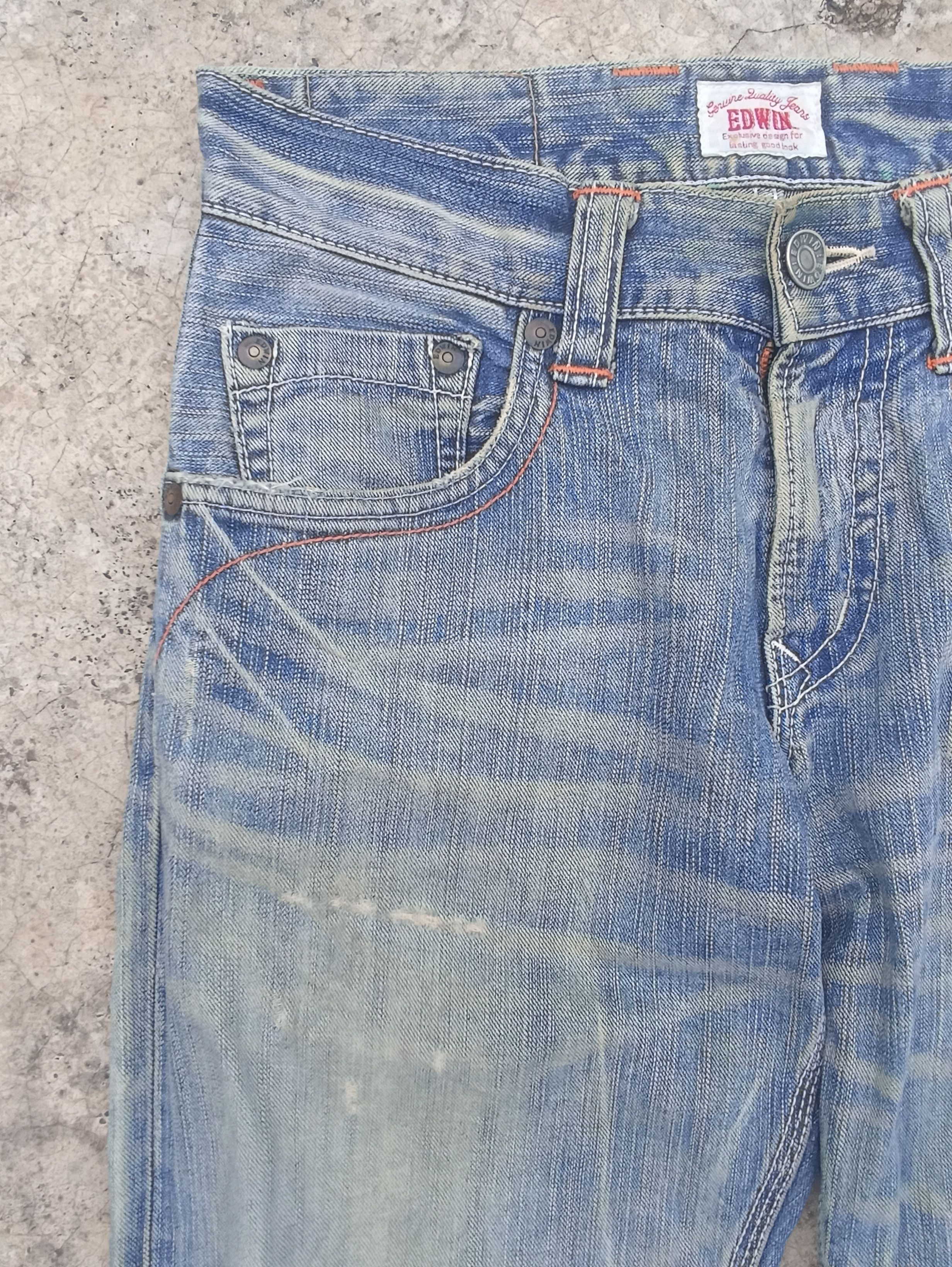 Edwin Vtg Edwin jeans washed LGB Street fashion Edwin Exclusive Size US 32 / EU 48 - 6 Thumbnail