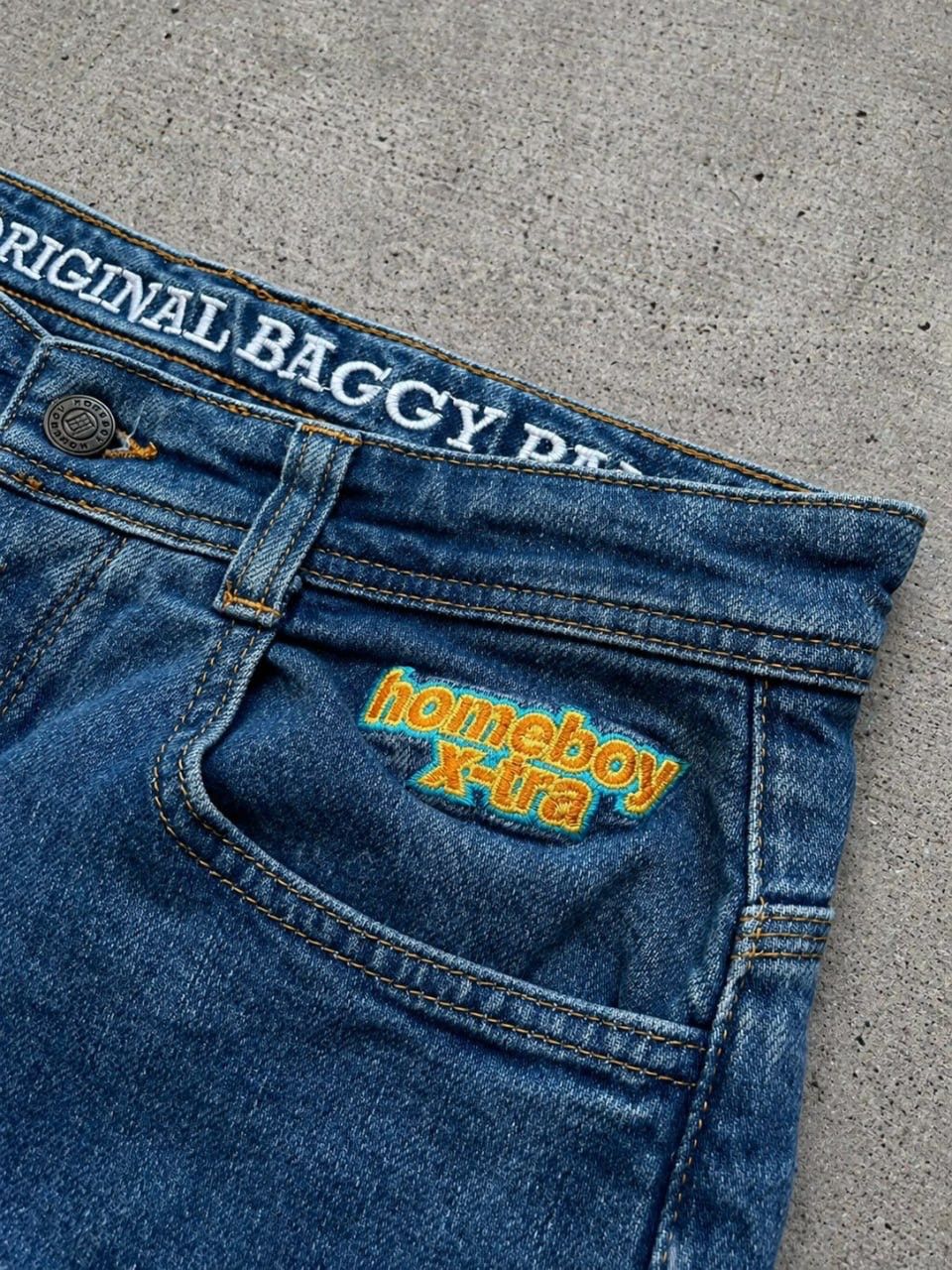 Japanese Brand Homeboy Baggy Jeans Size US 30 / EU 46 - 4 Thumbnail