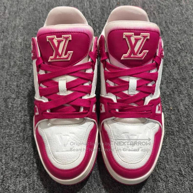 Louis Vuitton Louis Vuitton White Rose Red shoes Size US 5.5 / EU 38 - 2 Thumbnail