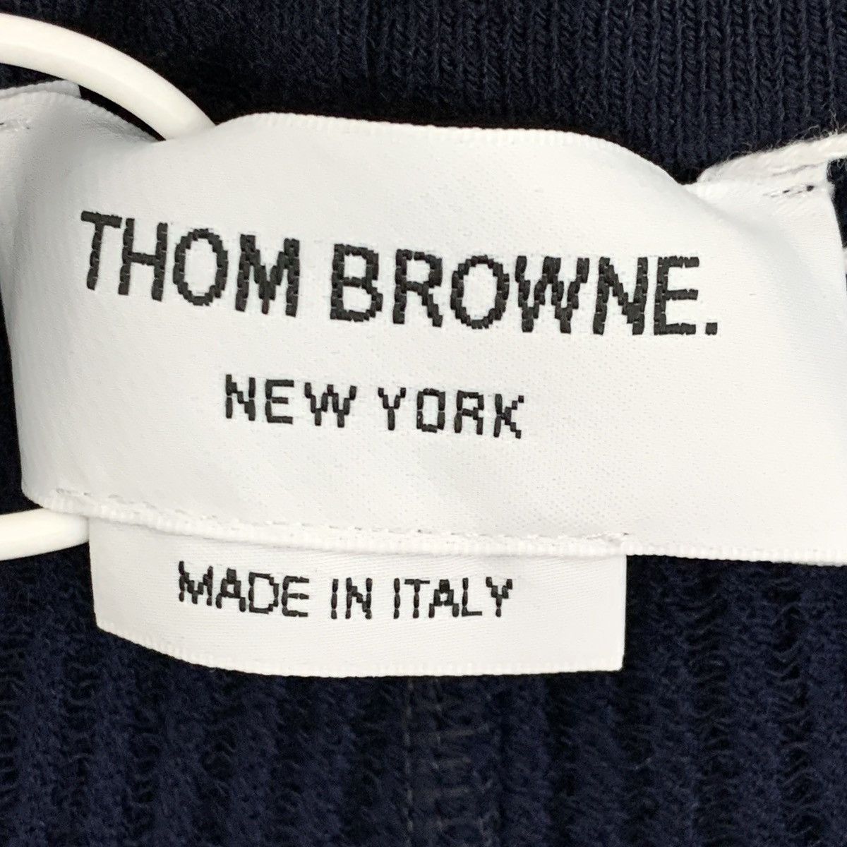 Thom Browne Thom Browne Navy Striped Cotton l Casual Knit Pants K26WX Size 27" / US 4 / IT 40 - 5 Thumbnail