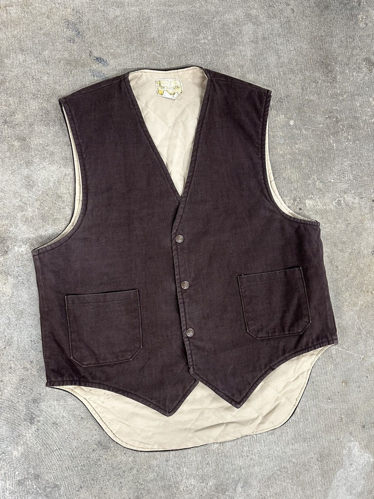 Vintage Vintage 80s Deerskin Brand Sportsman Button Up Vest Size US L / EU 52-54 / 3 - 3 Thumbnail