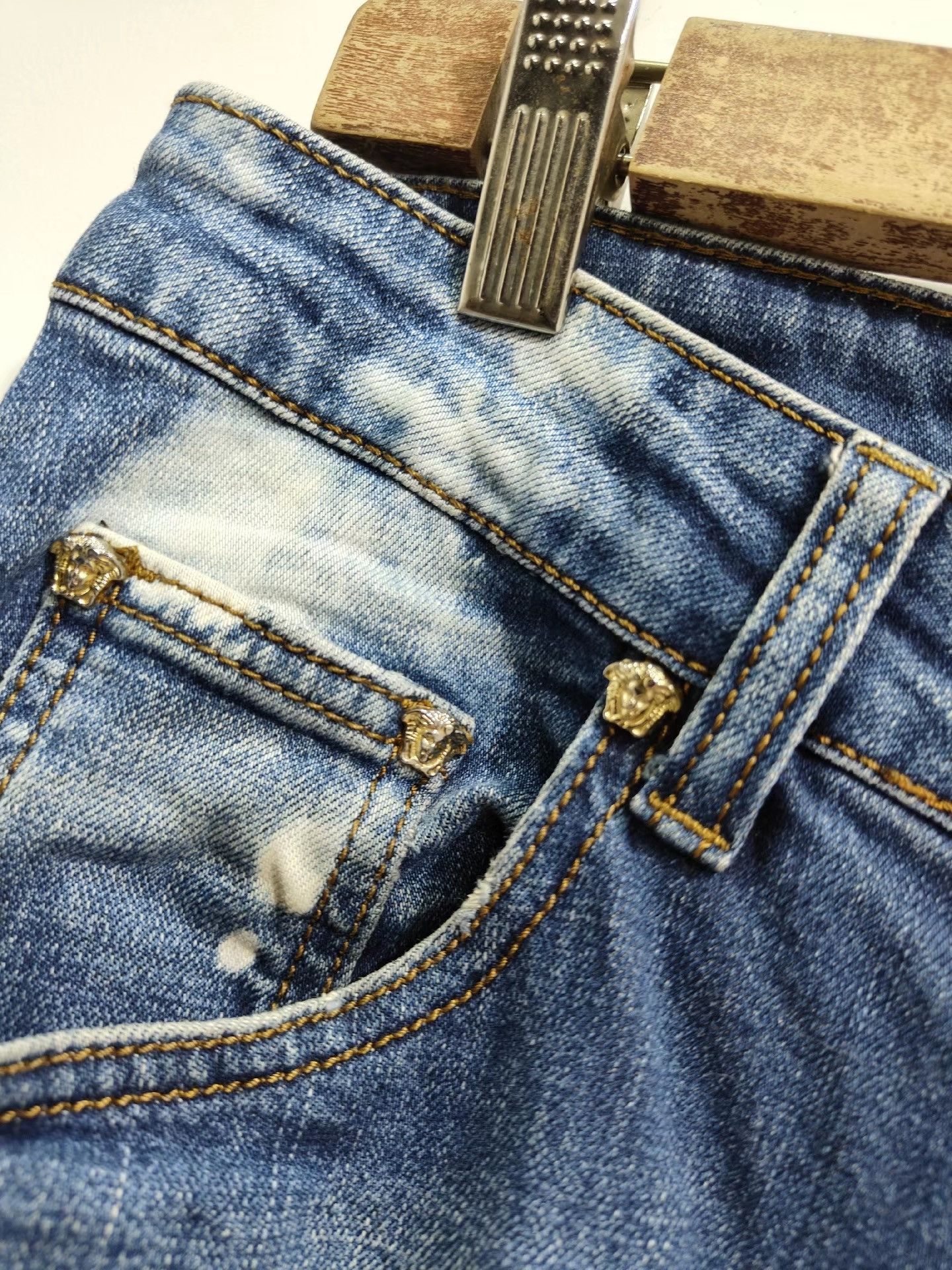Versace VERSACE Men's Jeans K29 Size US 29 - 5 Thumbnail