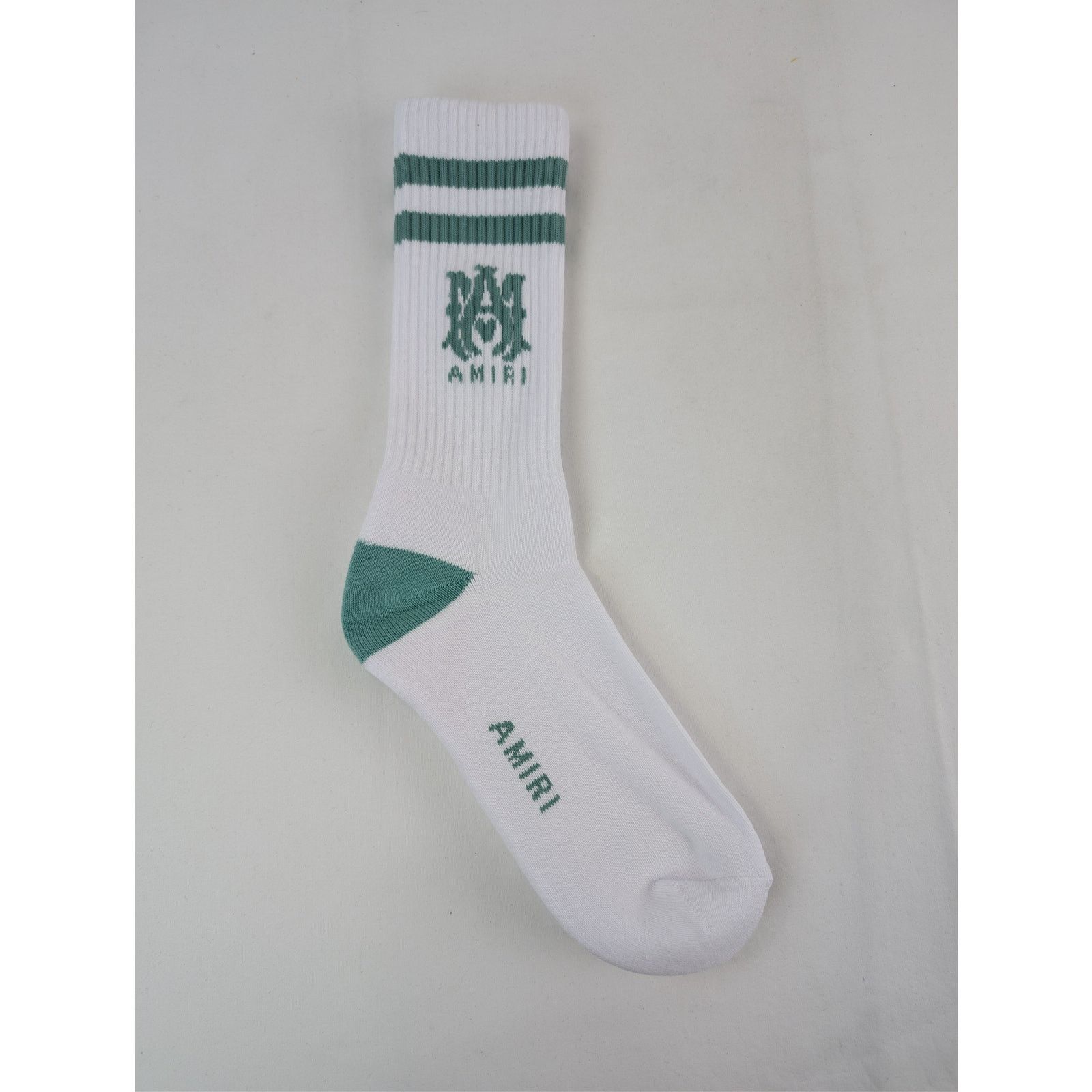 Amiri o1rshd1 Q:2 / Size: 45-46 / MA Stripe Socks White / Seacrest Size ONE SIZE - 2 Thumbnail