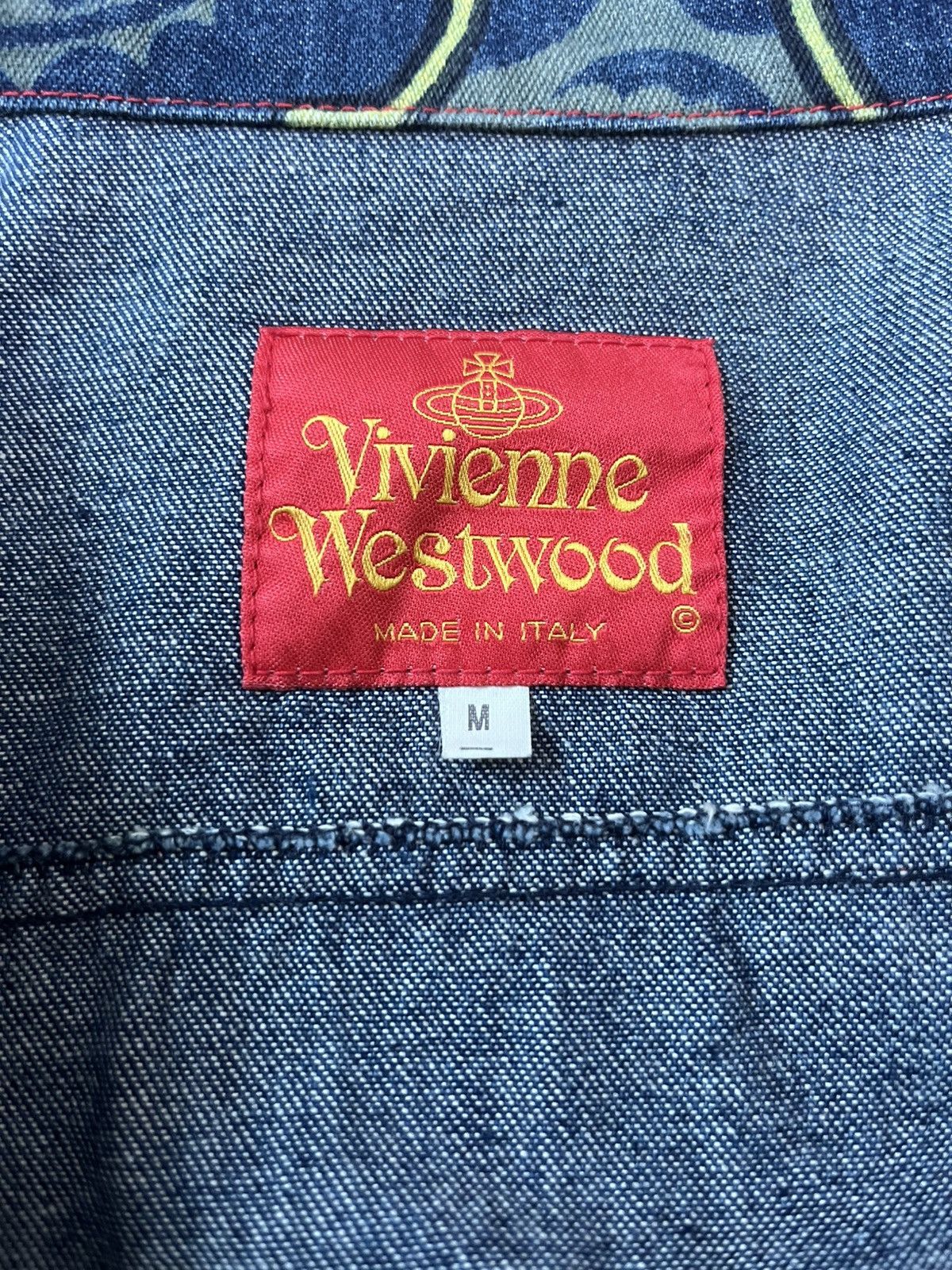 Vivienne Westwood Vivienne westwood Grand hotel paisley Printing denim jacket Size US M / EU 48-50 / 2 - 9 Thumbnail