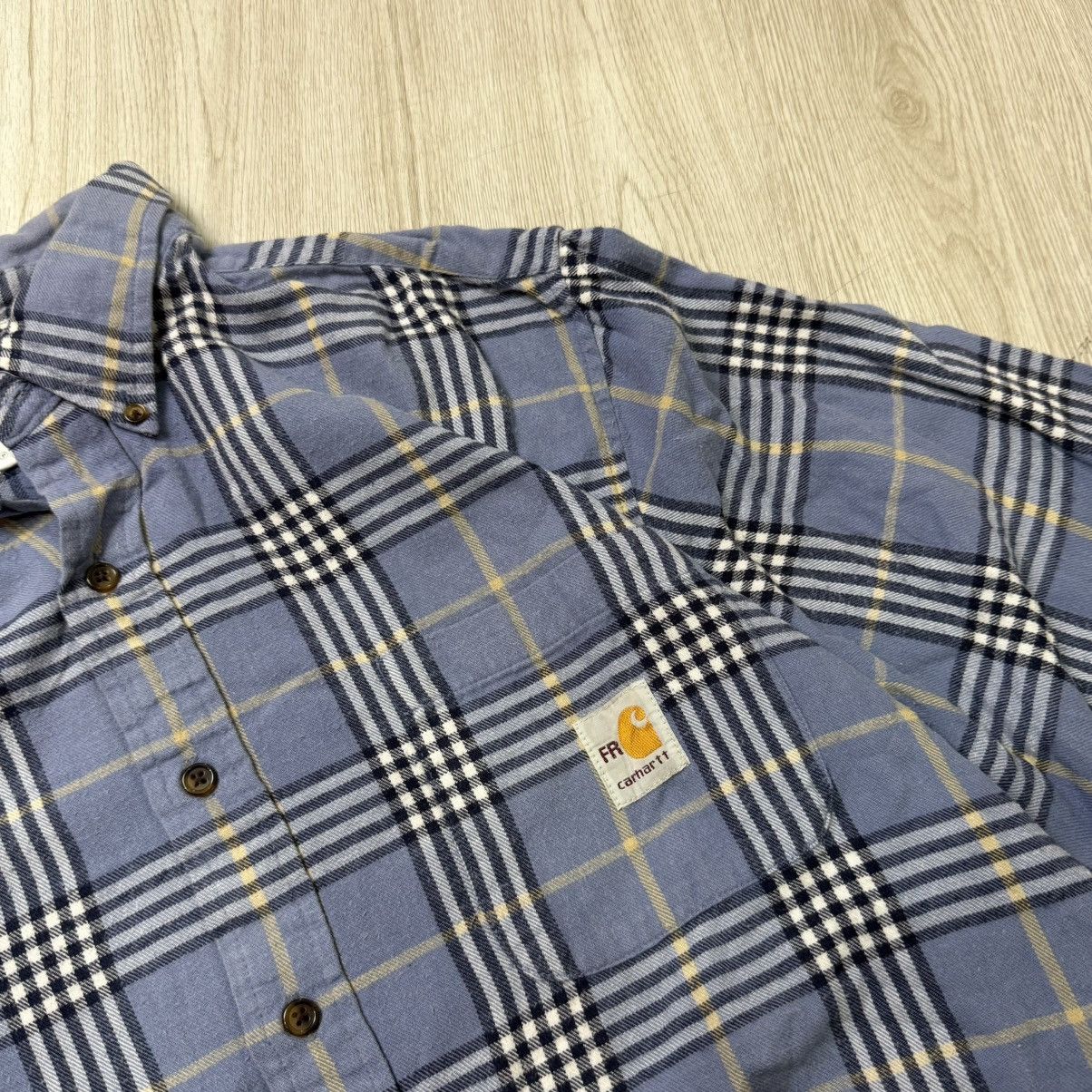 Carhartt CARHARTT FR Flame Resistance plaid flannel button Size US XXL / EU 58 / 5 - 3 Thumbnail