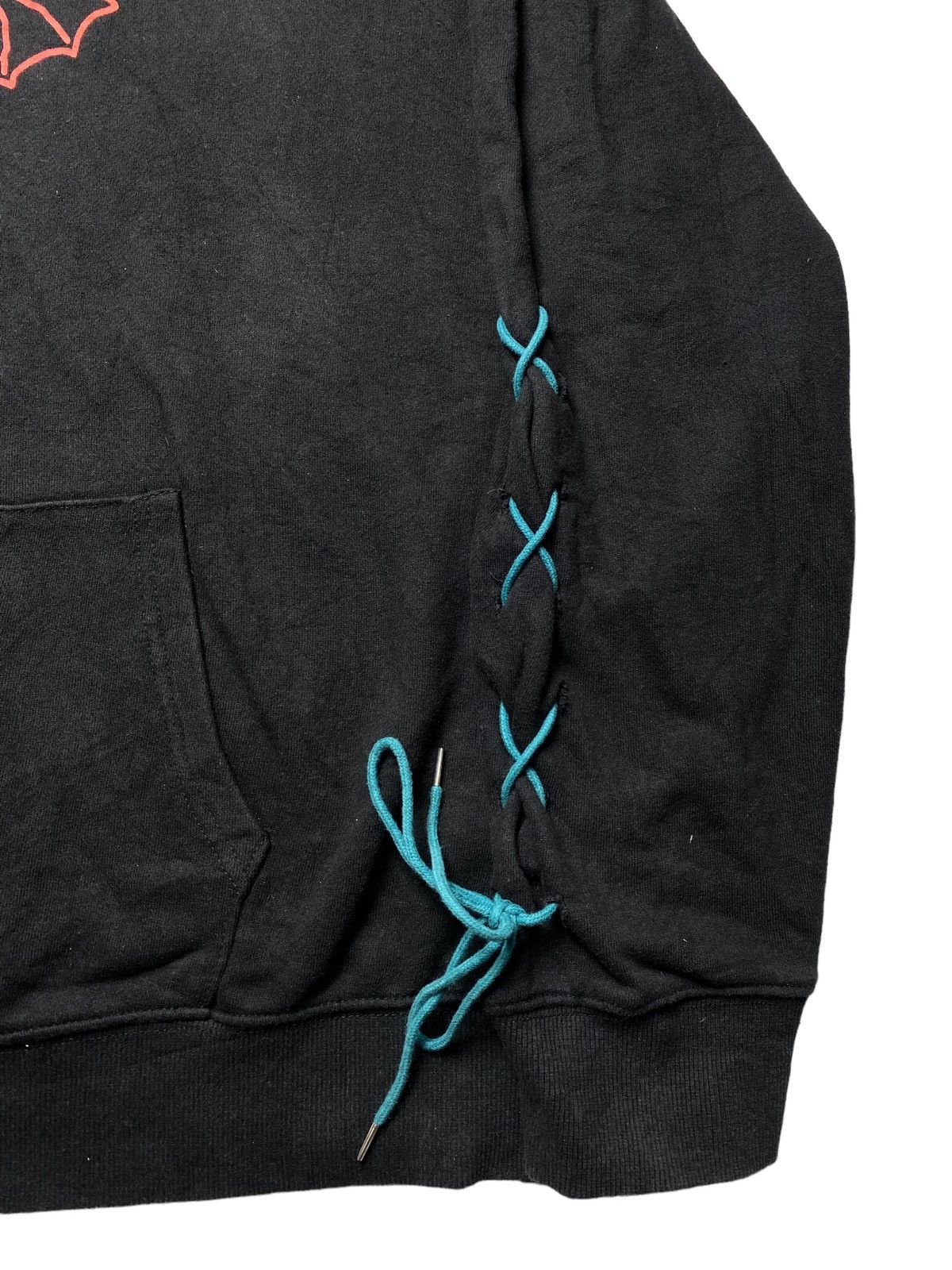 20471120 2000s Kenshi Yonezu - 3D Hoodie Side Lace Bat Hoodie Size US L / EU 52-54 / 3 - 4 Thumbnail