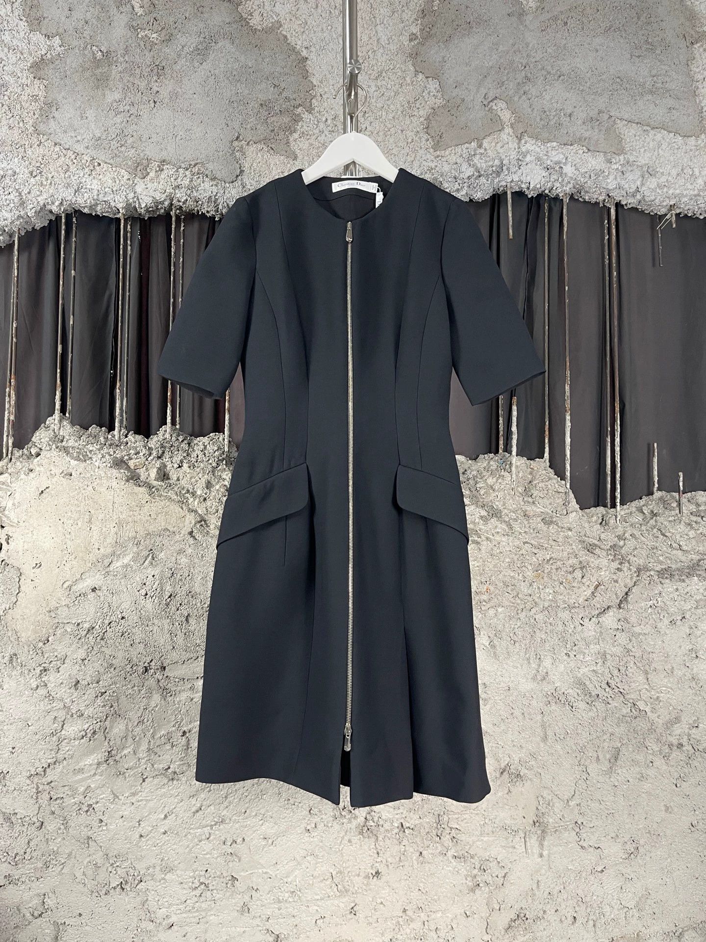 Dior Dior zipper 3/4 sleeve dress women's 36 new Size XS / US 0-2 / IT 36-38 - 1 Thumbnail