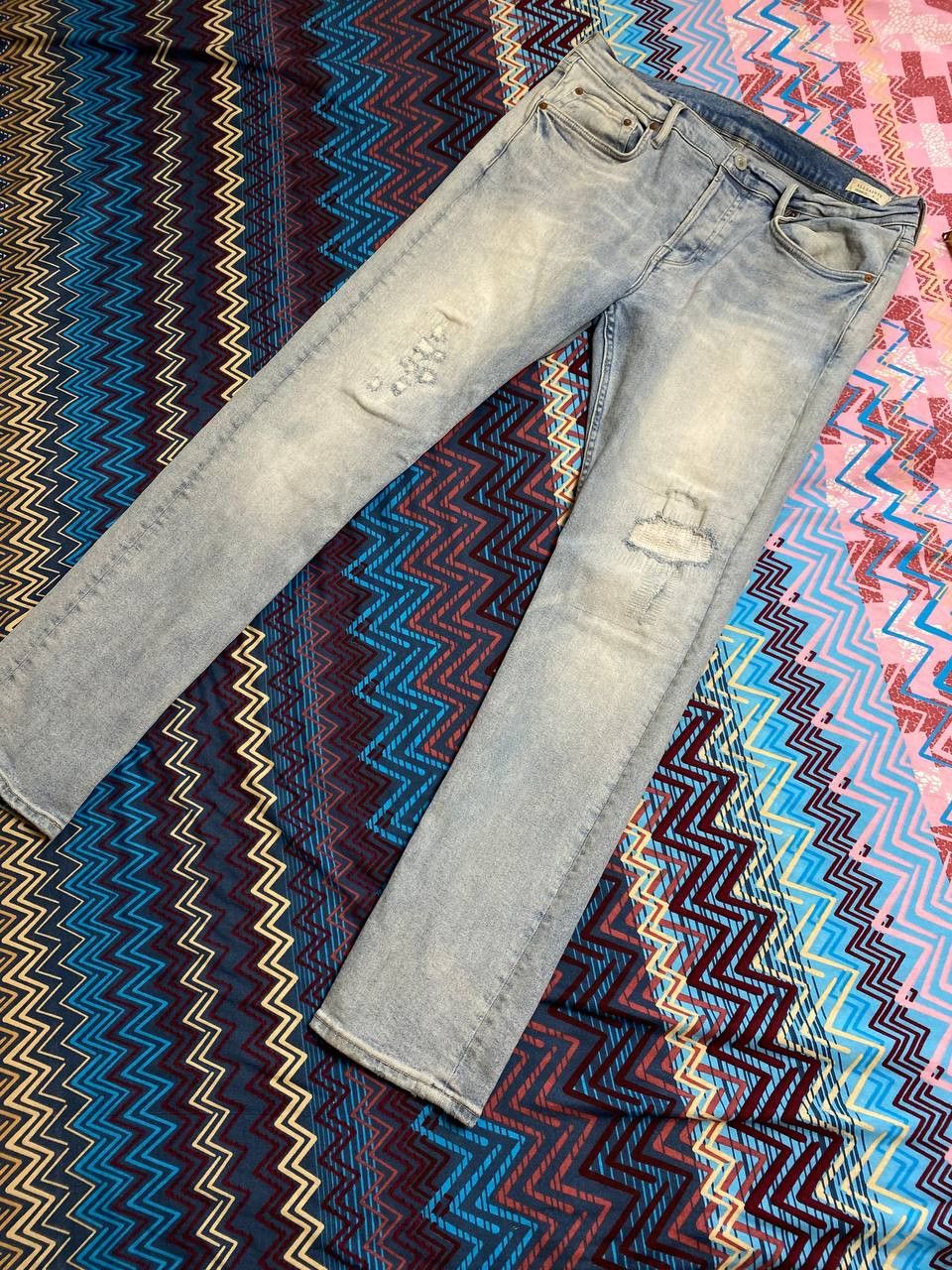 Allsaints × Japanese Brand Allsaints Jeans Distressed Japanese Style Pants Mens Size US 34 / EU 50 - 11 Thumbnail
