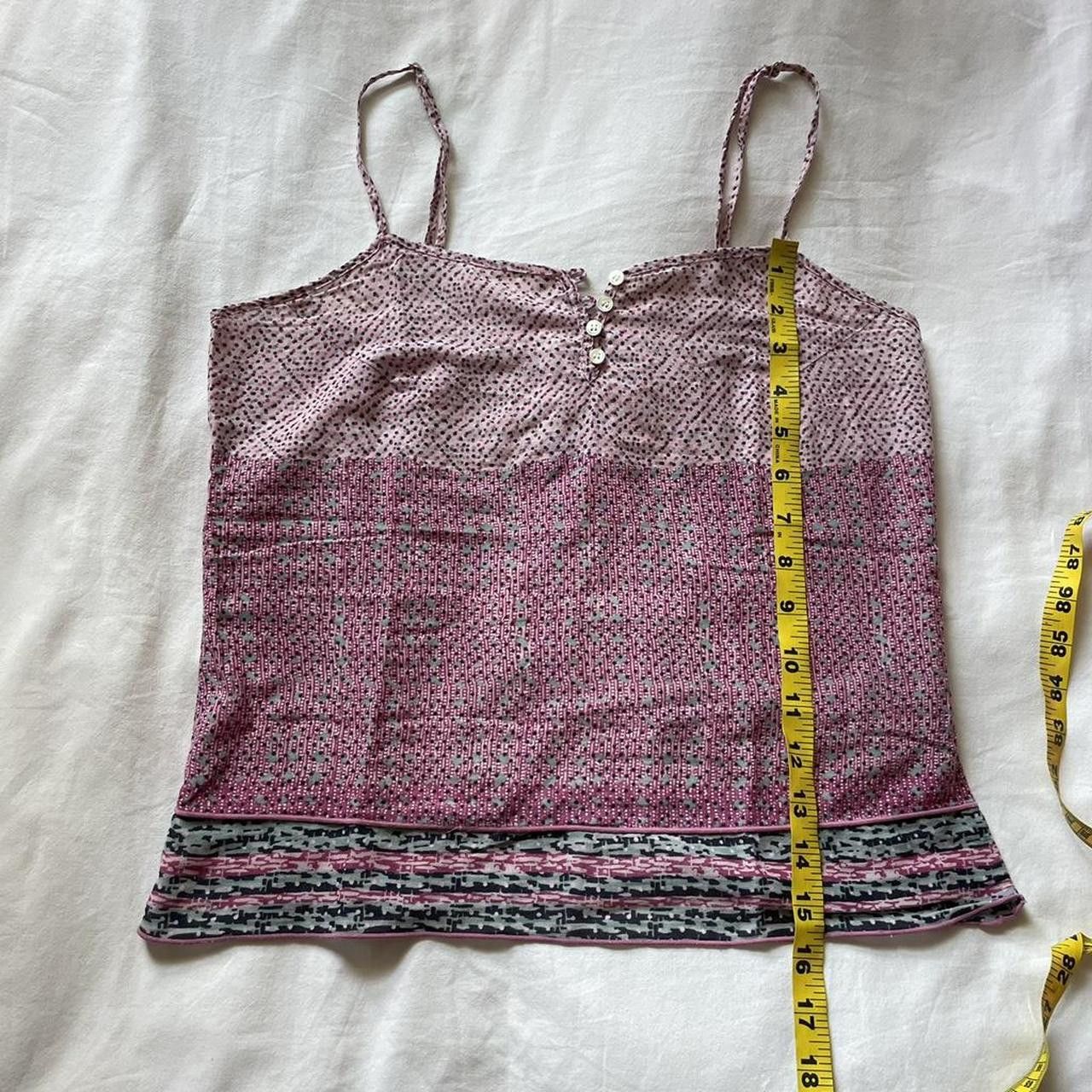American Eagle Outfitters 2000s American Eagle pink printed tank top Size M / US 6-8 / IT 42-44 - 7 Thumbnail