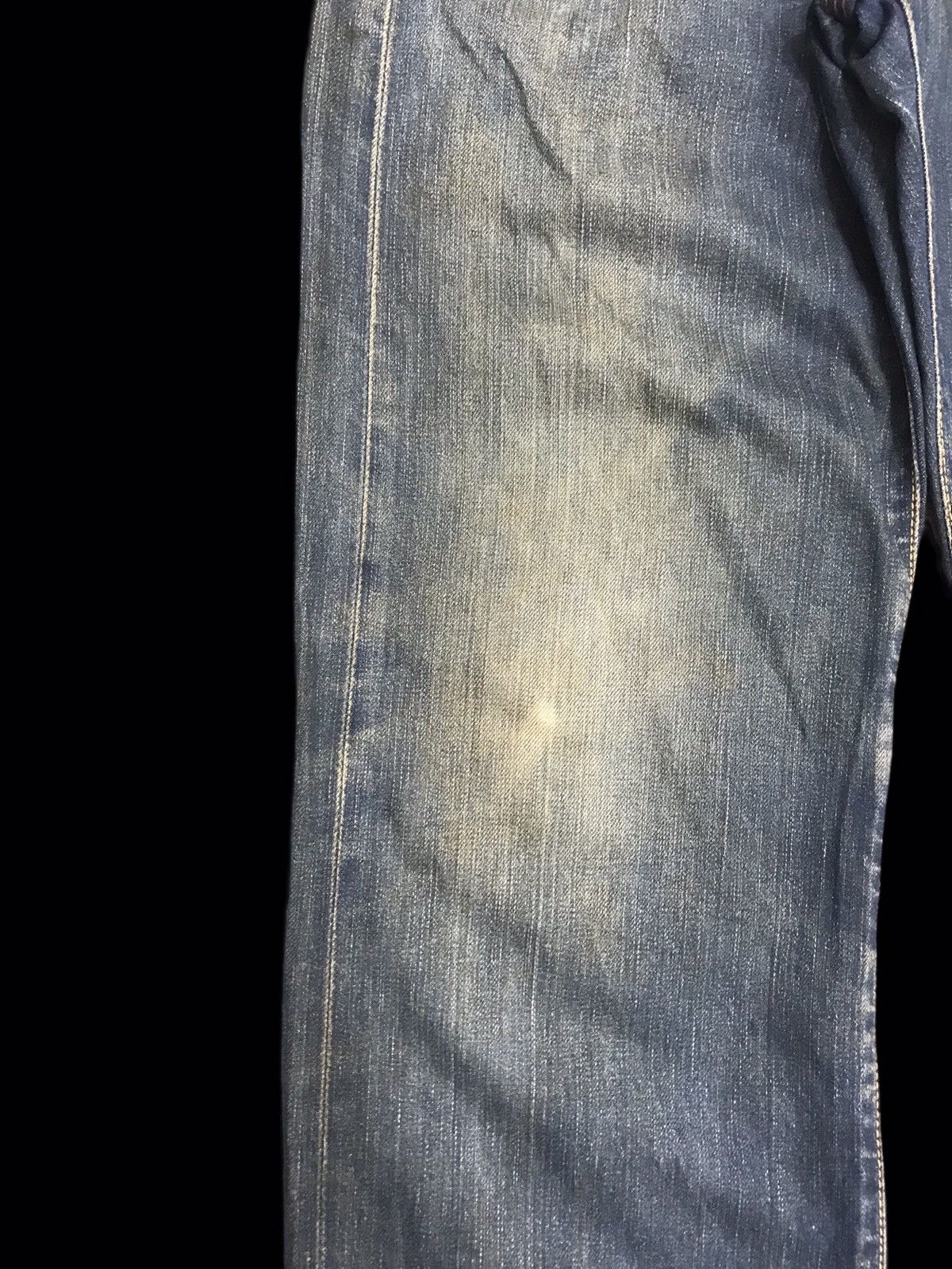Lee 💥90s Style💥Lee COWBOY Selvedge Cinch Back Faded Denim F127 Size US 29 - 11 Thumbnail
