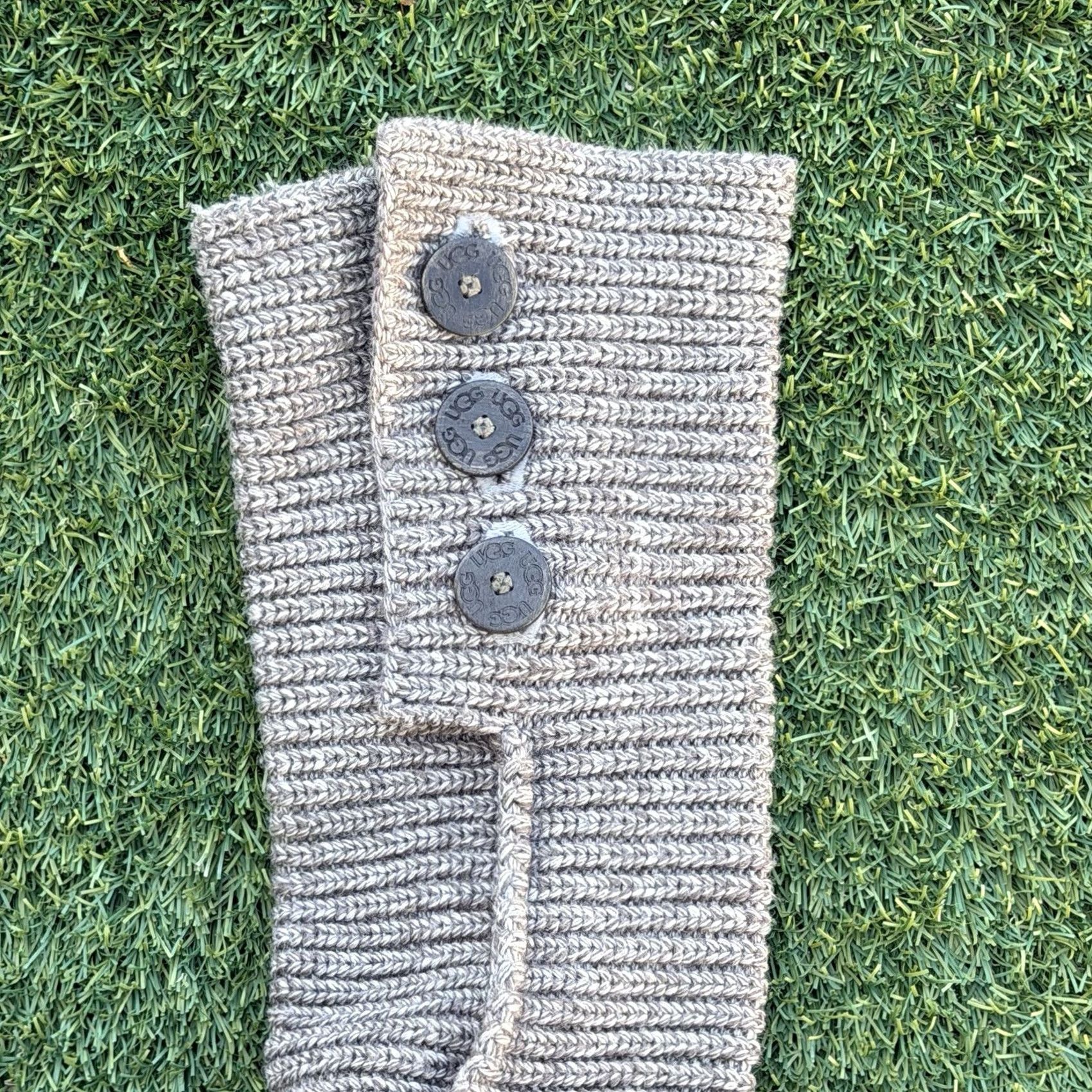 Ugg UGG Australia Cardy Boot Knit Mid-Calf Gray 8 M Womens Boots Casual Fall Winter 80s? Size M / US 6-8 / IT 42-44 - 3 Thumbnail