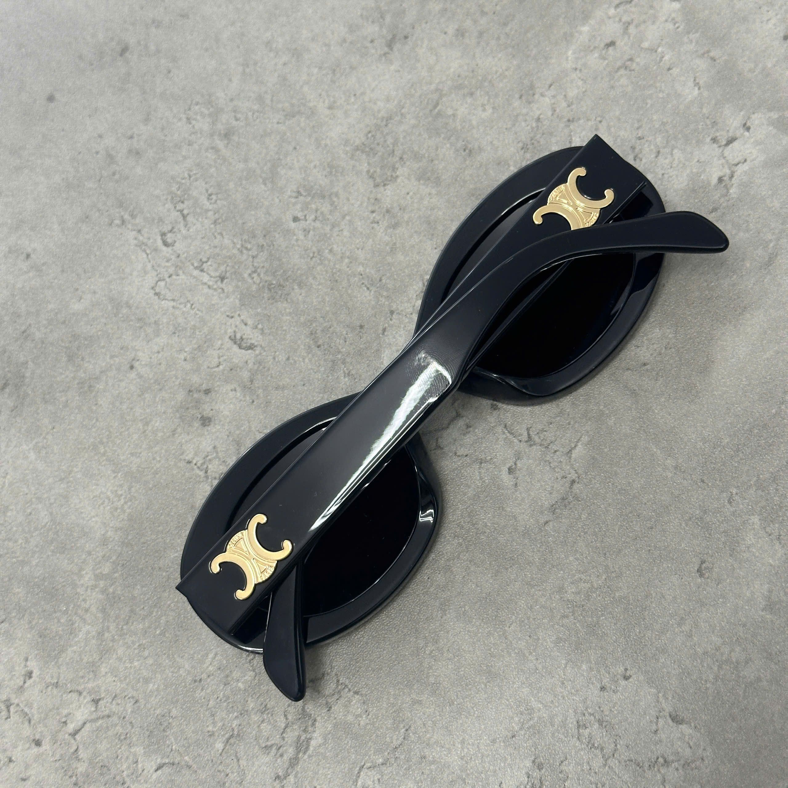 Celine CELINE Triomphe 01 Sunglasses In Acetate BLACK Size ONE SIZE - 5 Thumbnail