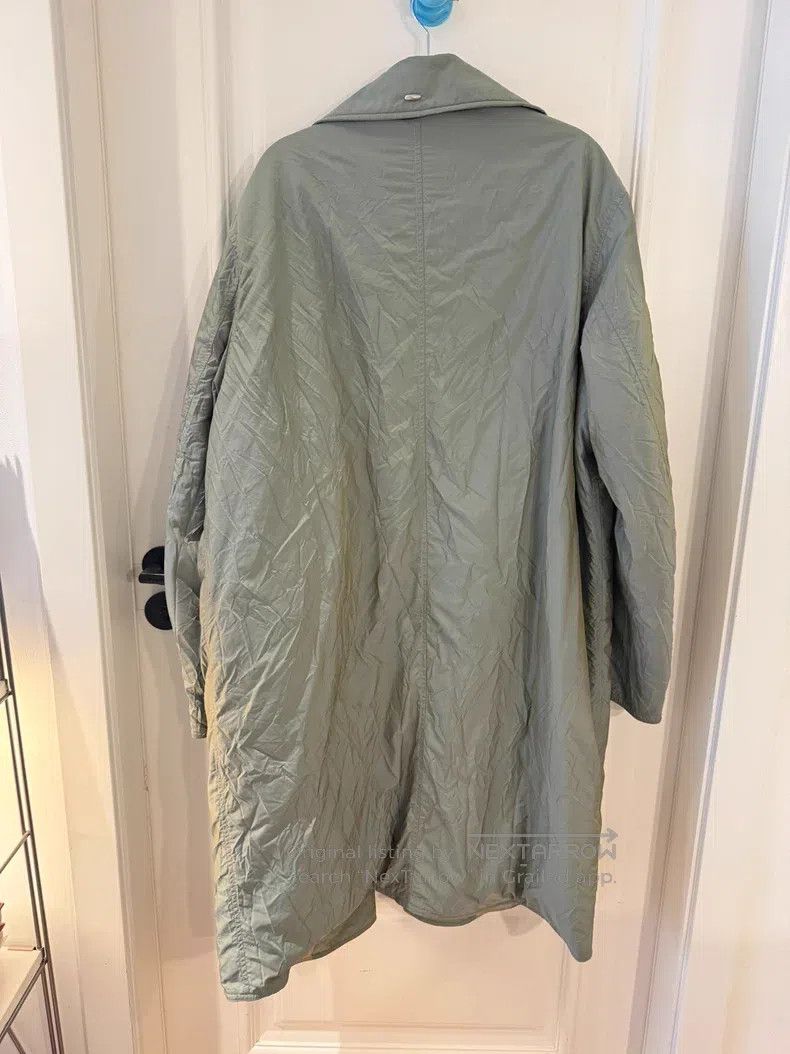 Our Legacy Our Legacy Pleated Minimalist Casual Coat - Olive with Thi Size US M / EU 48-50 / 2 - 6 Thumbnail