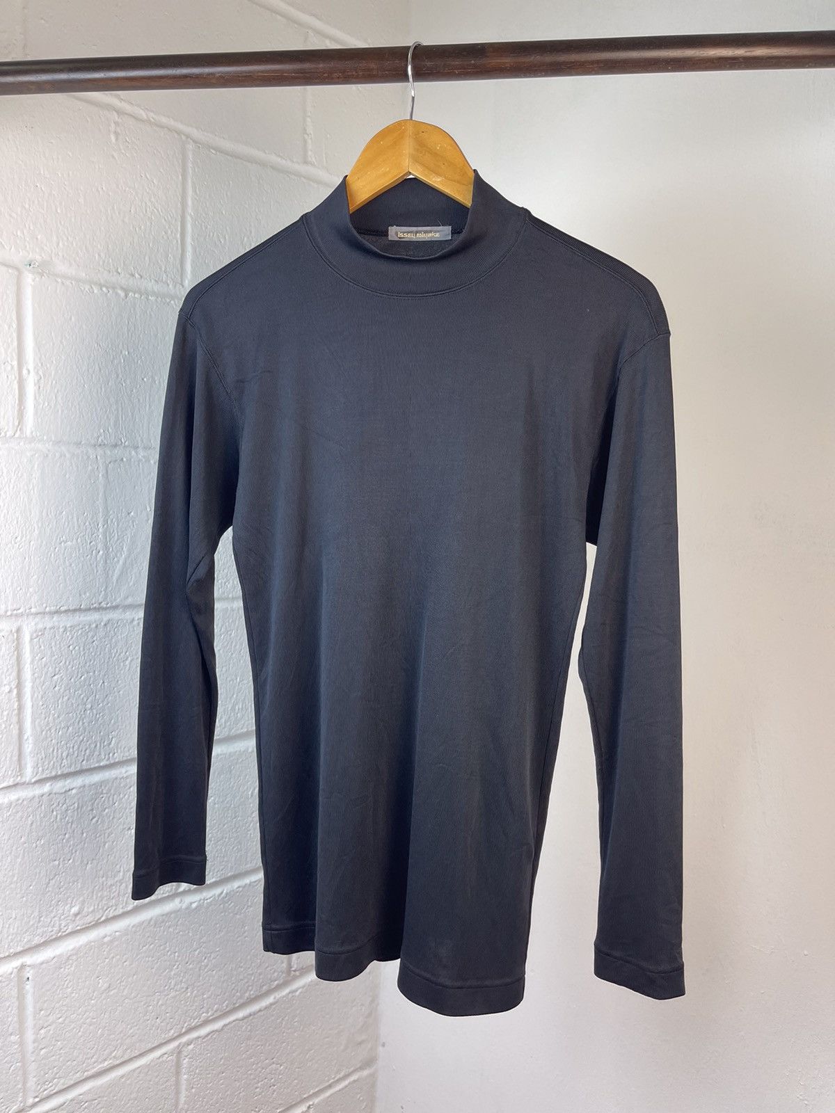 Issey Miyake 80s Issey Miyake Long Sleeve Turtle Neck A1 Size US S / EU 44-46 / 1 - 5 Thumbnail