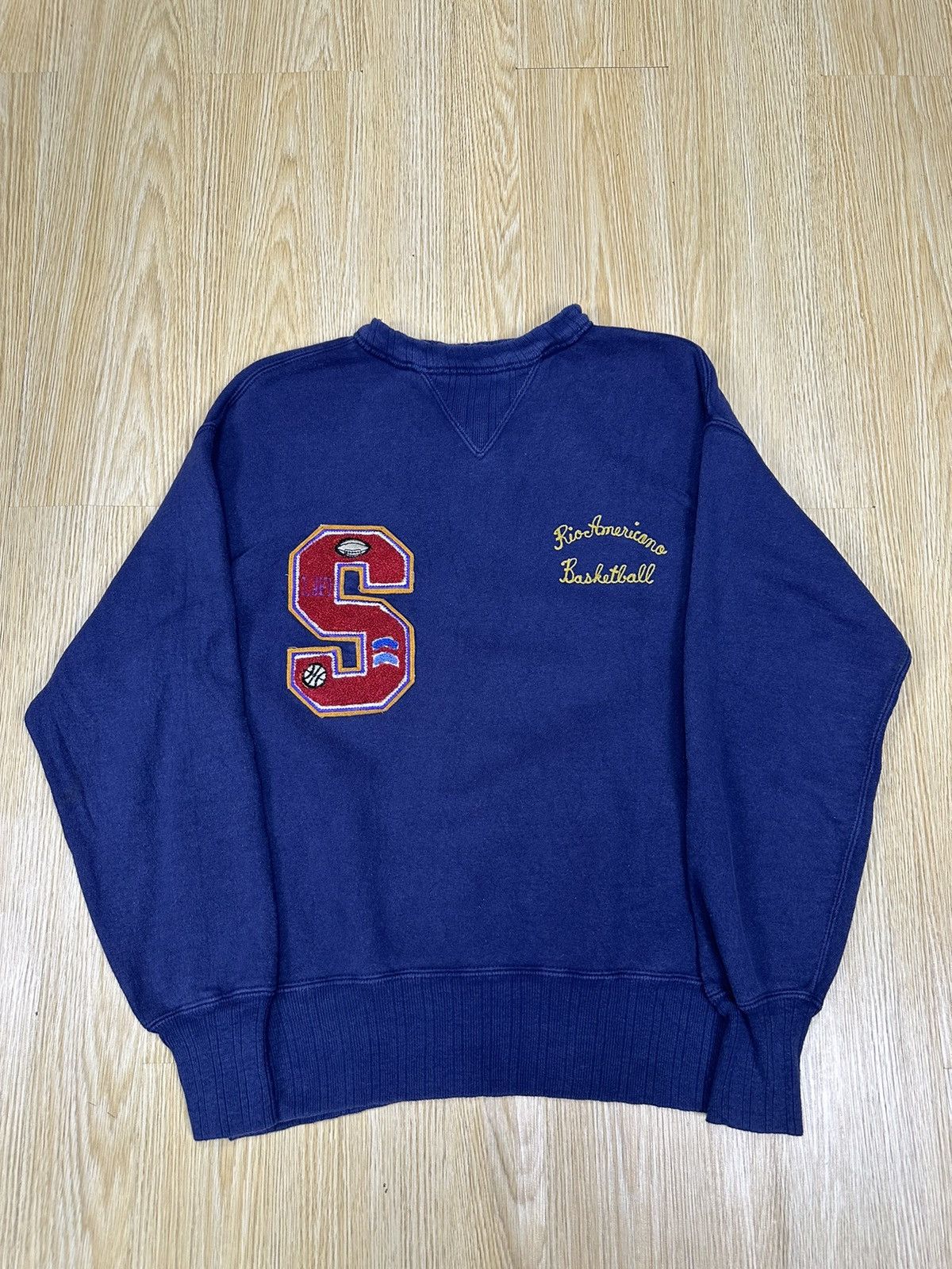 Warehouse Warehouse Sports Equipment Basketball Crewneck Z235 Size US M / EU 48-50 / 2 - 4 Thumbnail