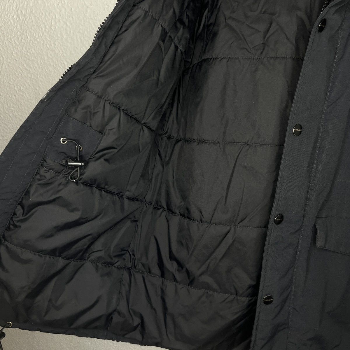 Carhartt Carhartt WiP Anchorage Parka Fur Winter Jacket Black Logo Size US M / EU 48-50 / 2 - 7 Thumbnail