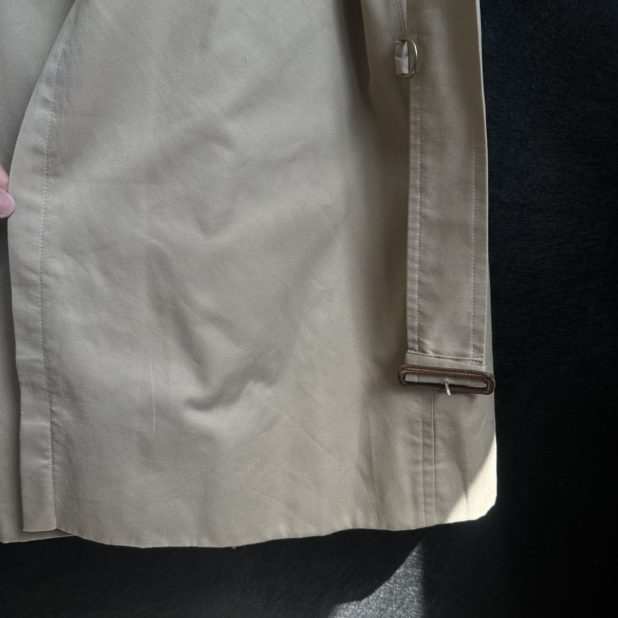 Burberry 90s Burberrys Coat Trench Beige Size L / US 10 / IT 46 - 12 Thumbnail