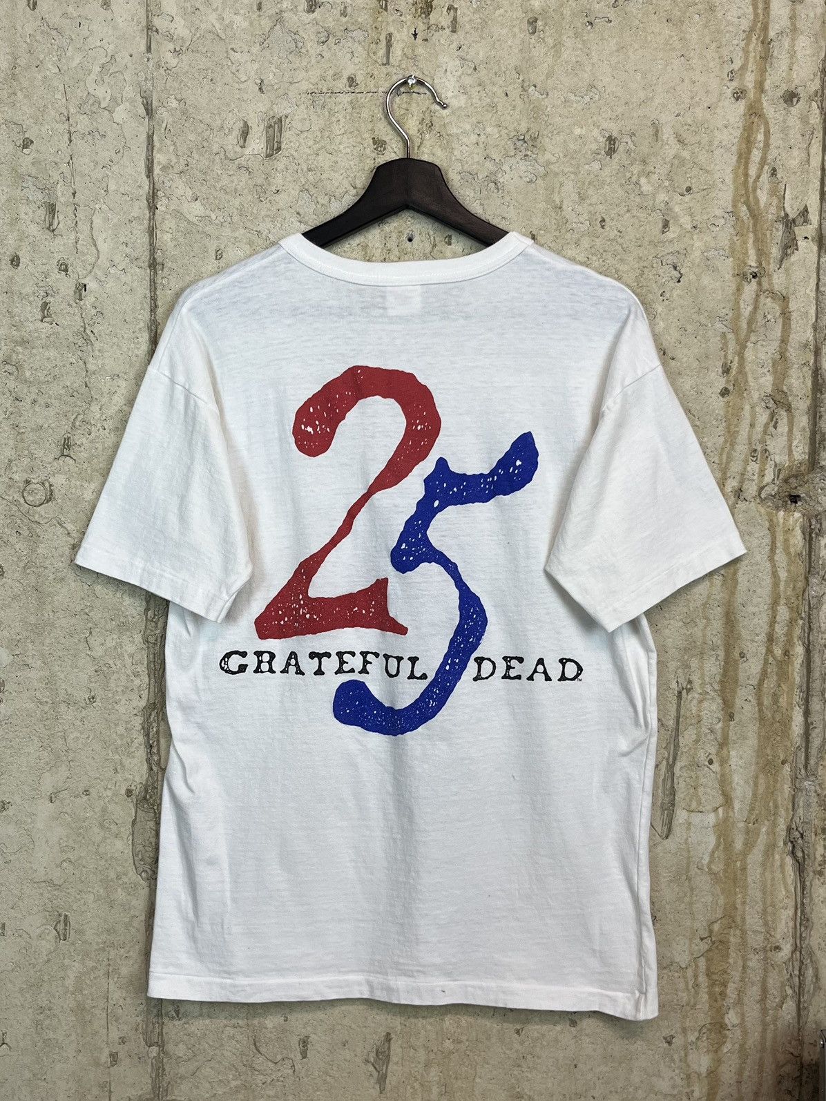 Band Tees × Grateful Dead × Vintage RARE 90s Grateful Dead 25 years band tee Size US L / EU 52-54 / 3 - 2 Thumbnail