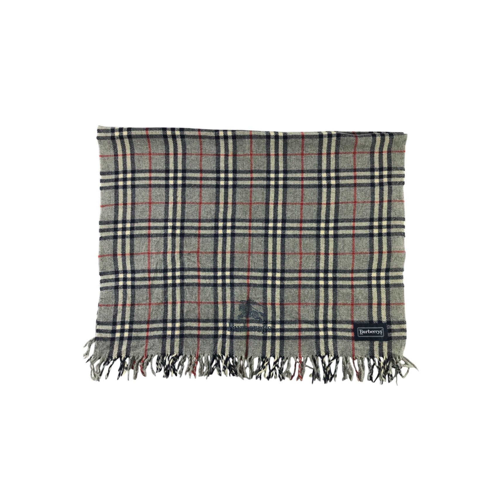 Burberry × Vintage Burberry Scarf / Muffler / Neckwear - WW1839 Size ONE SIZE - 1 Thumbnail