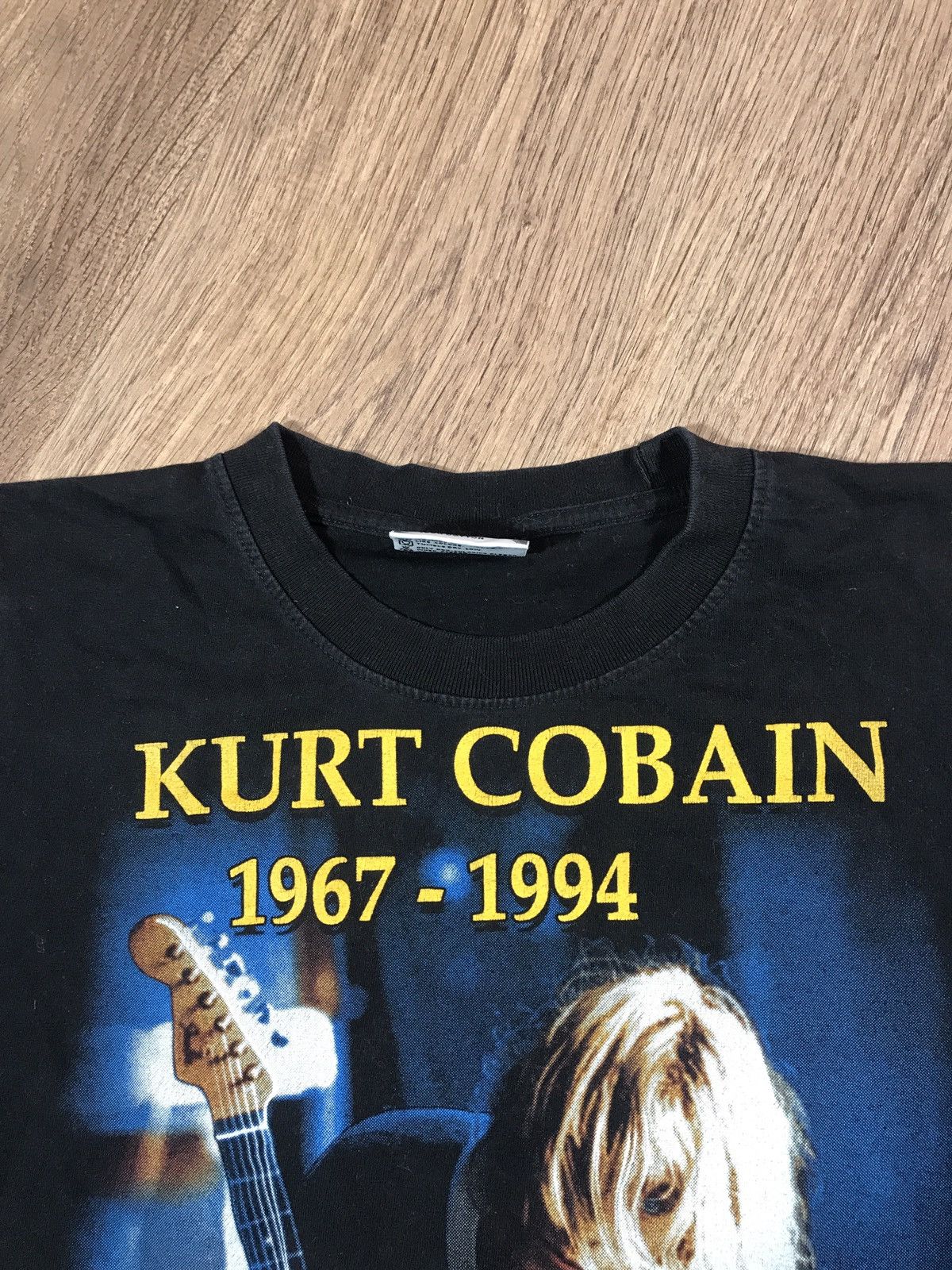 Nirvana × Vintage Vintage 90s Kurt Cobain Nirvana T Shirt Rare Size US XS / EU 42 / 0 - 2 Thumbnail