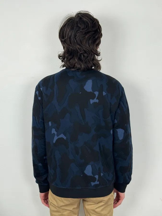Emporio Armani SS2018 Emporio Armani Navy Wool Camouflage Sweater Size US M / EU 48-50 / 2 - 3 Thumbnail