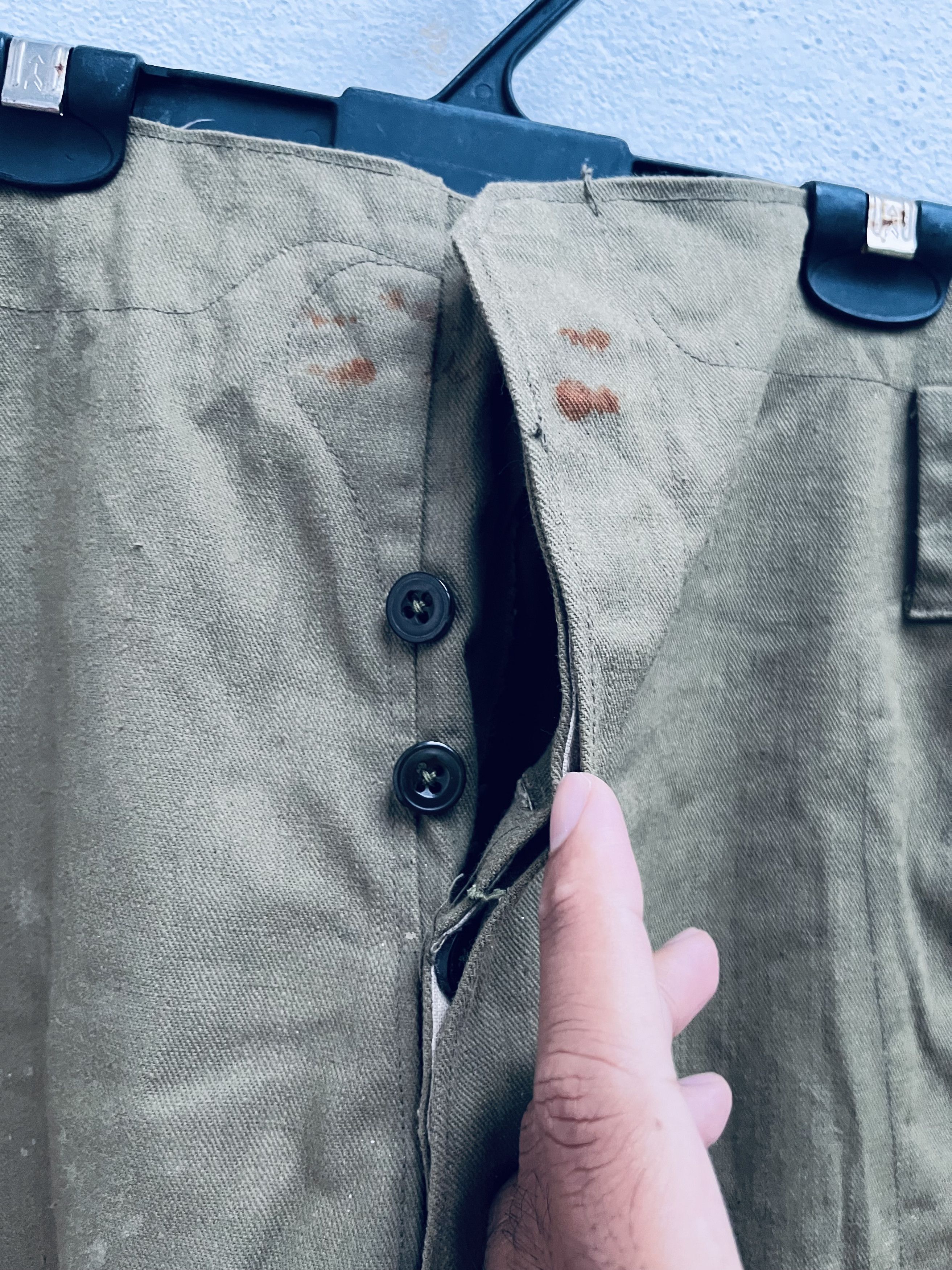 Japanese Brand × Vintage Vintage 40s Japan Army Military Japanese Designer Fashion Size US 32 / EU 48 - 8 Thumbnail