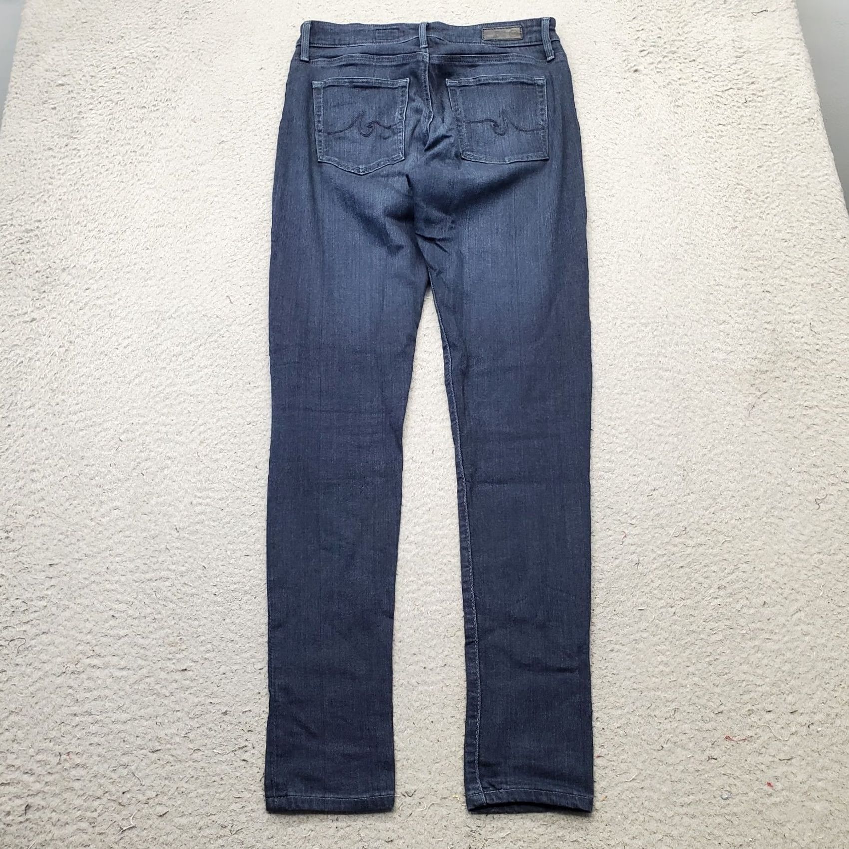 Denime AG Adriano Goldschmied Jeans Womens 27R Blue Denim Farrah Skinny High-Rise Jeans Size 27" / US 4 / IT 40 - 2 Thumbnail