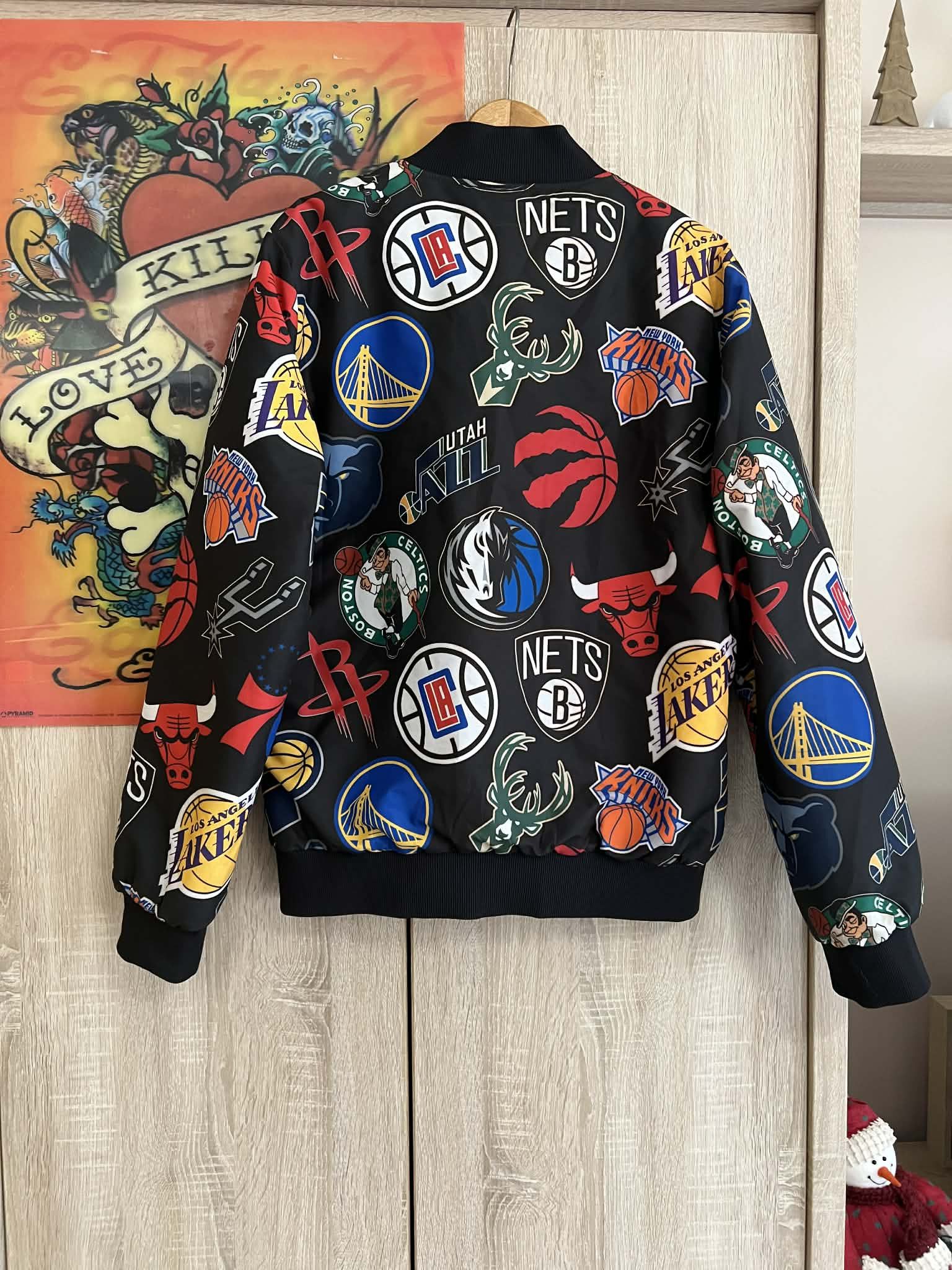 NBA NBA New Era Bomber jacket Y2k 🔥💥 Size US L / EU 52-54 / 3 - 13 Thumbnail