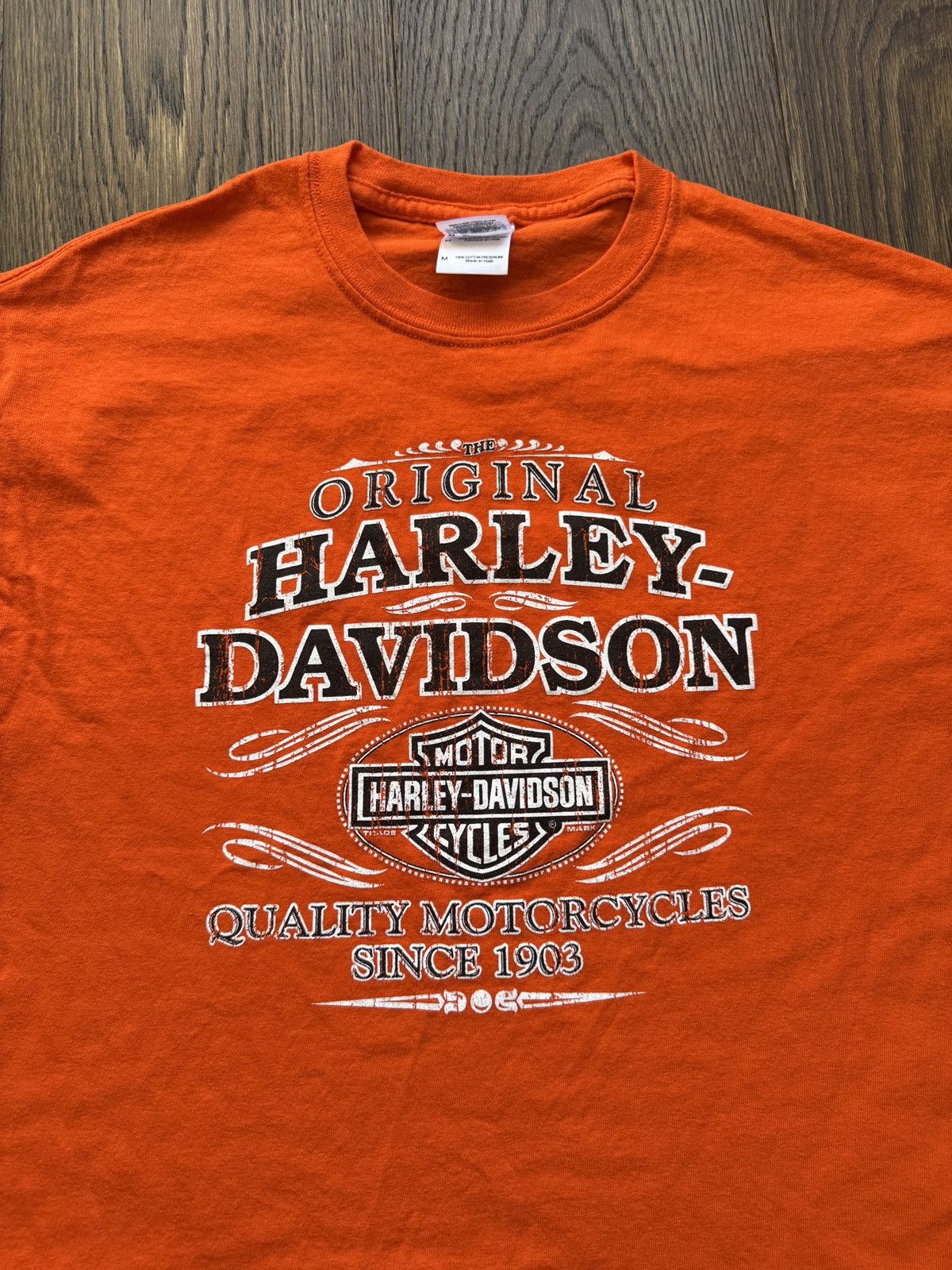 Harley Davidson Vintage Y2K Harley Davidson Motorcycles Graphic Tee Size US M / EU 48-50 / 2 - 3 Thumbnail