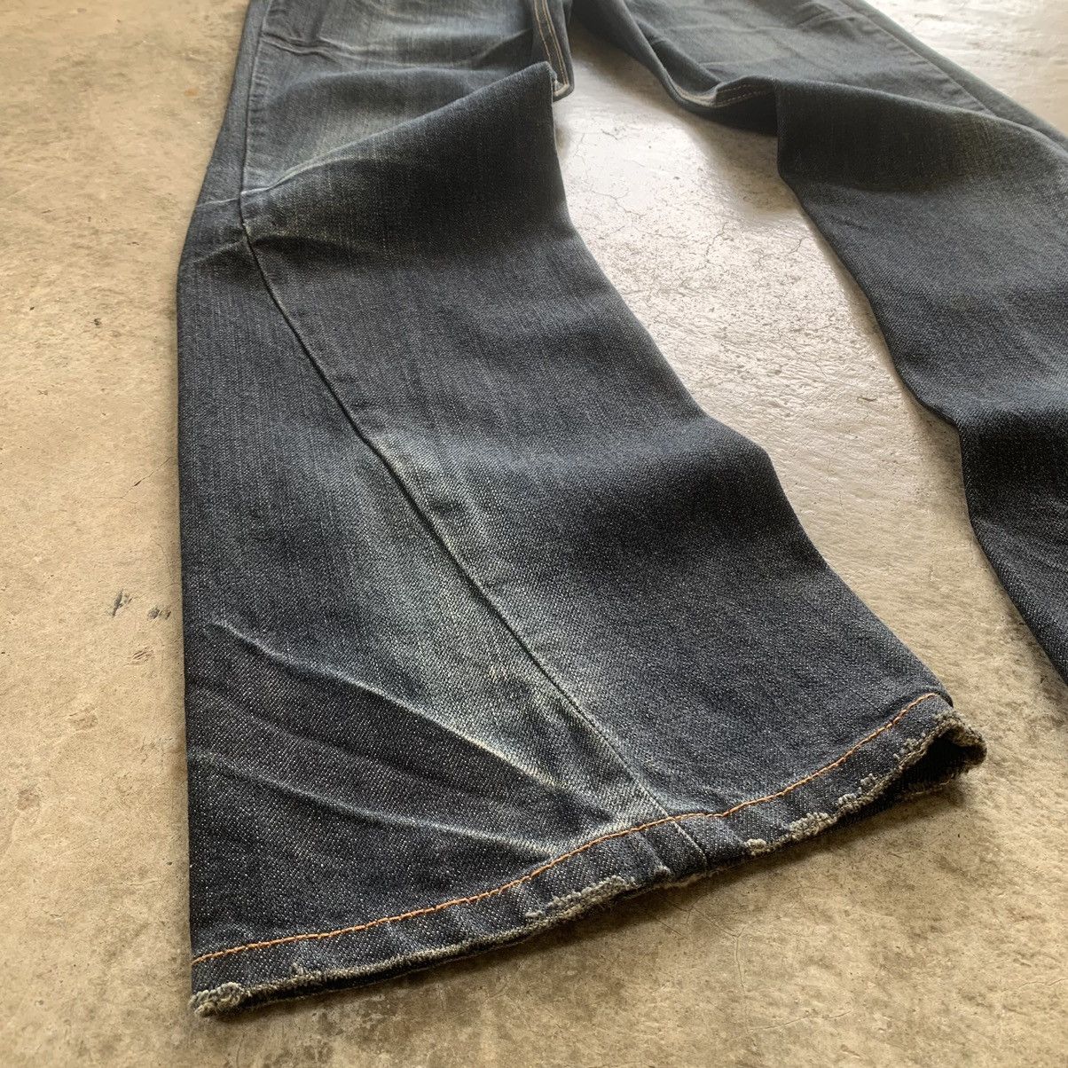 Japanese Brand Nylaus Clothing wings studded flared jeans Size US 32 / EU 48 - 3 Thumbnail