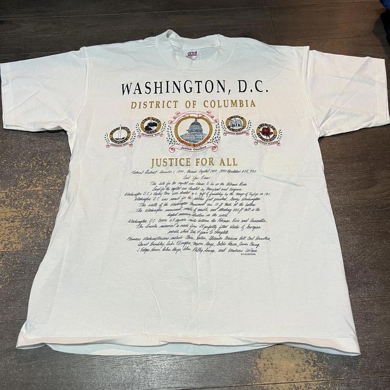 Designer Vintage Washington DC T Shirt 90s Large Size US L / EU 52-54 / 3 - 2 Thumbnail