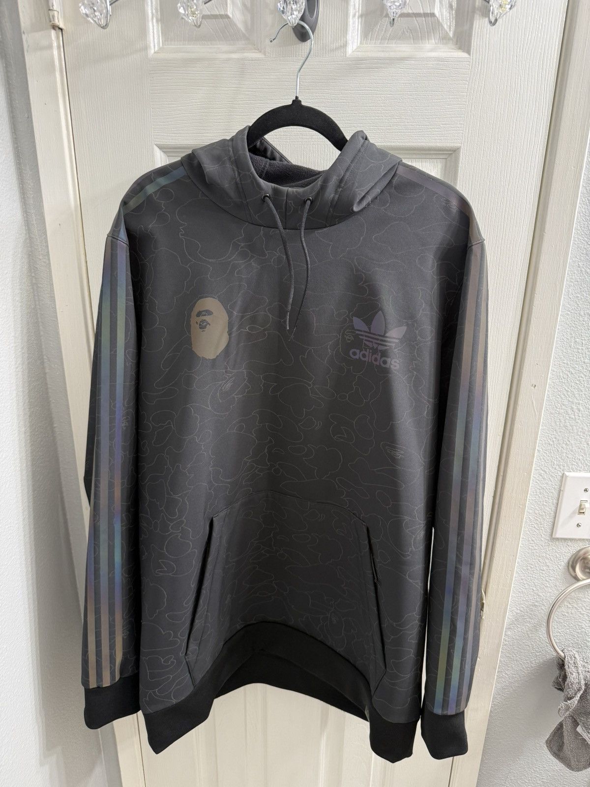 adidas - adidas × BAPE TECH HOODIE XS (日本サイズS) Adidas Bathing Ape Hoodie Bape Size XS Japan | eBay