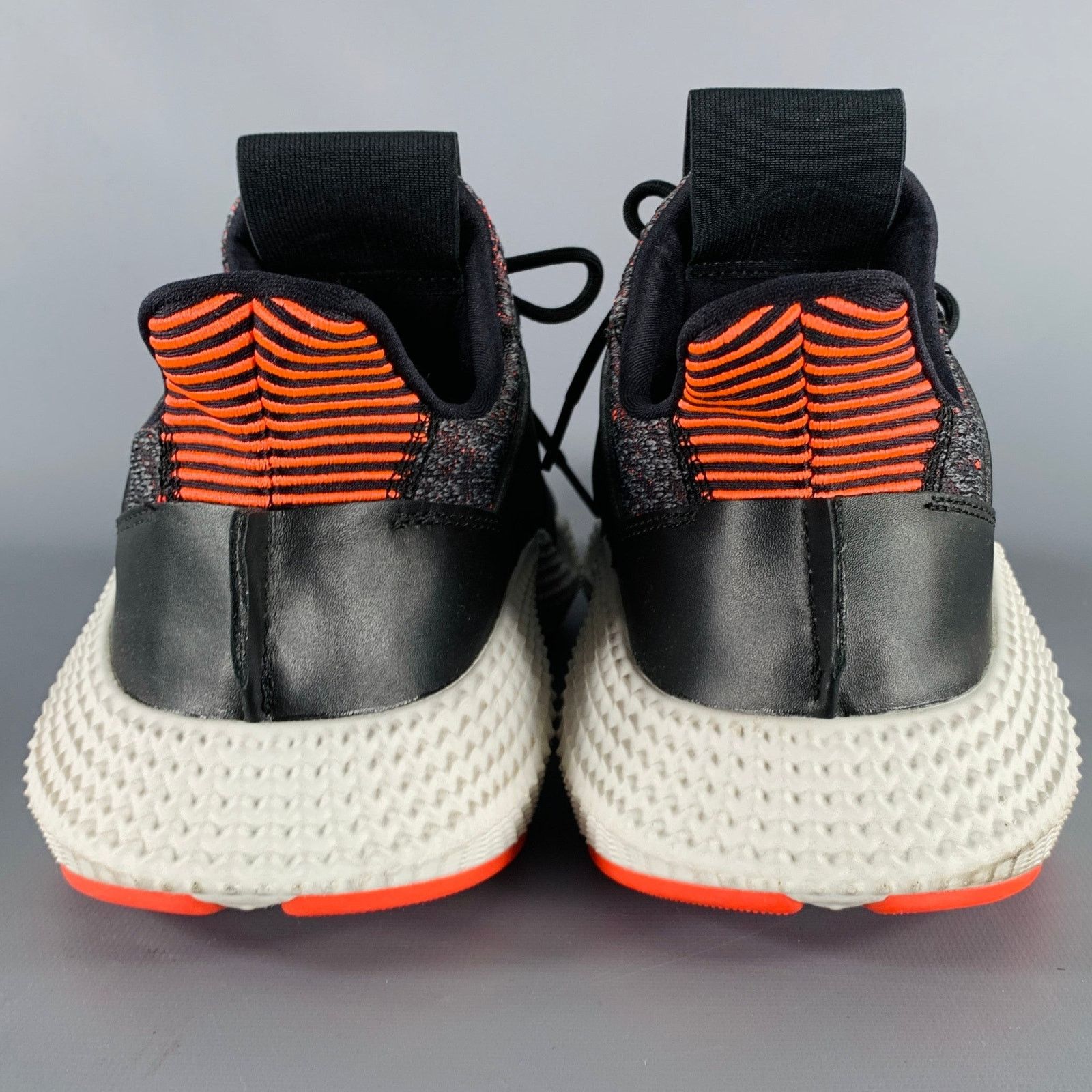 Adidas Size 11 Black Red White Heather Nylon Lace-Up Sneakers Size US 11 / EU 44 - 3 Thumbnail