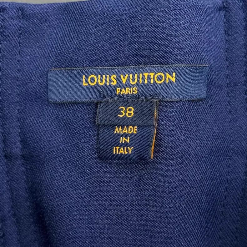 Louis Vuitton Louis Vuitton Blue Anchor Metal Buckle Strap Shorts 2505-Ne Size 37" - 5 Thumbnail