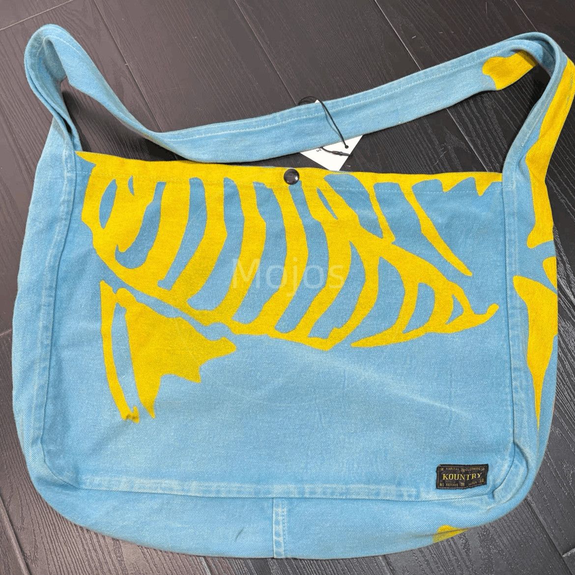 未使用品KAPITAL skeleton printed shoulderbag Kapital Skeleton Ribcage Shoulder Bag | arwww | REVERSIBLE
