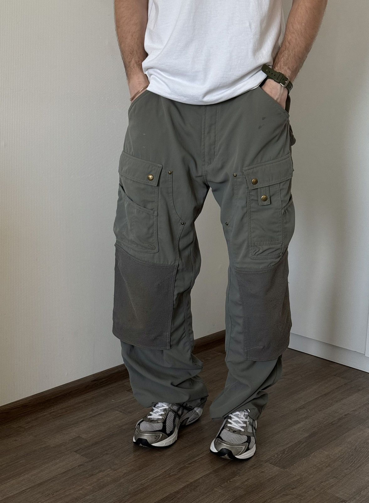 Carhartt Carhartt Y2k Cargo Single Knee Military Work Rap Pants Sk8 Size US 36 / EU 52 - 2 Thumbnail