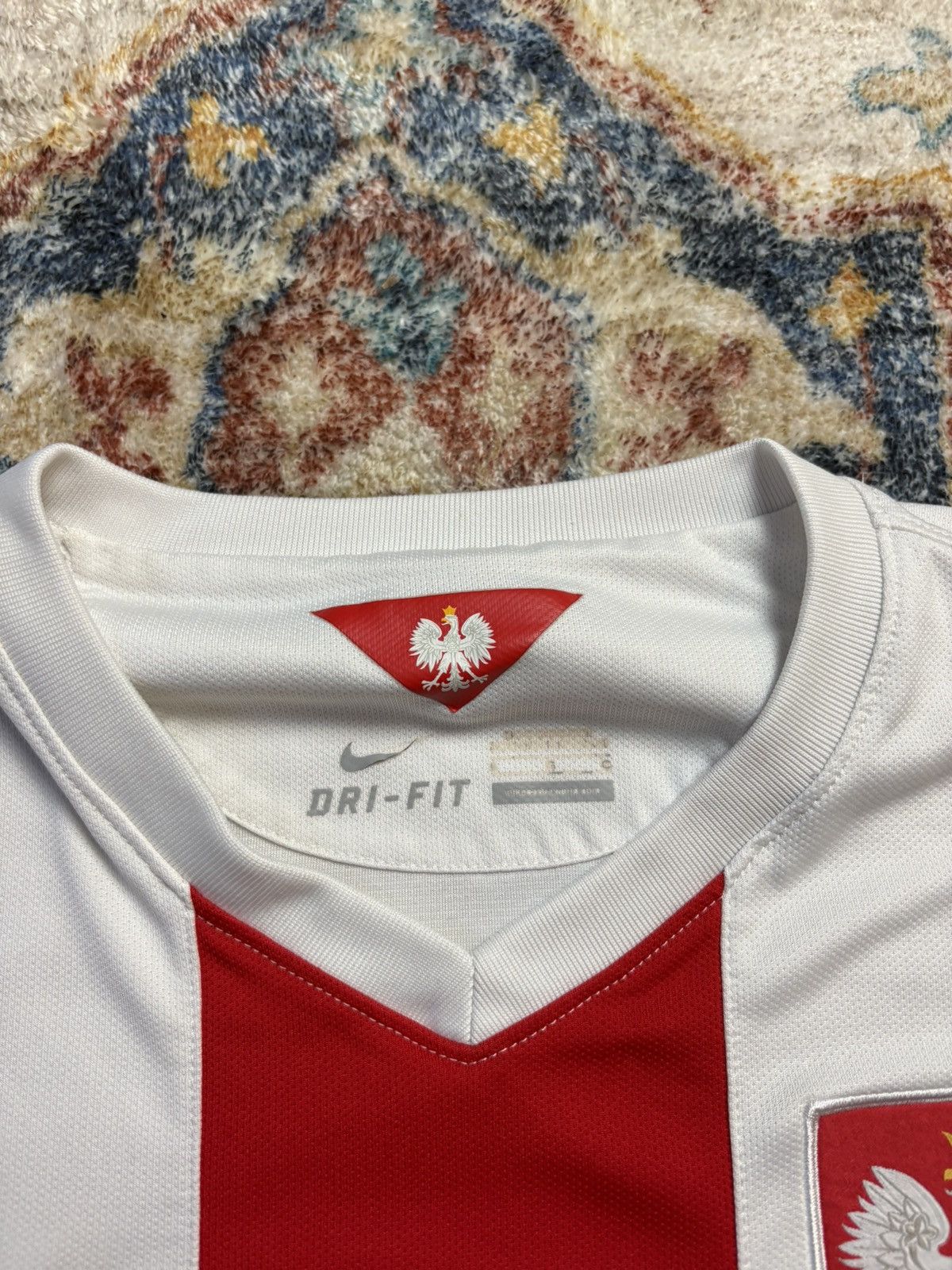 Nike Nike Poland Soccer Jersey Large Size US L / EU 52-54 / 3 - 3 Thumbnail